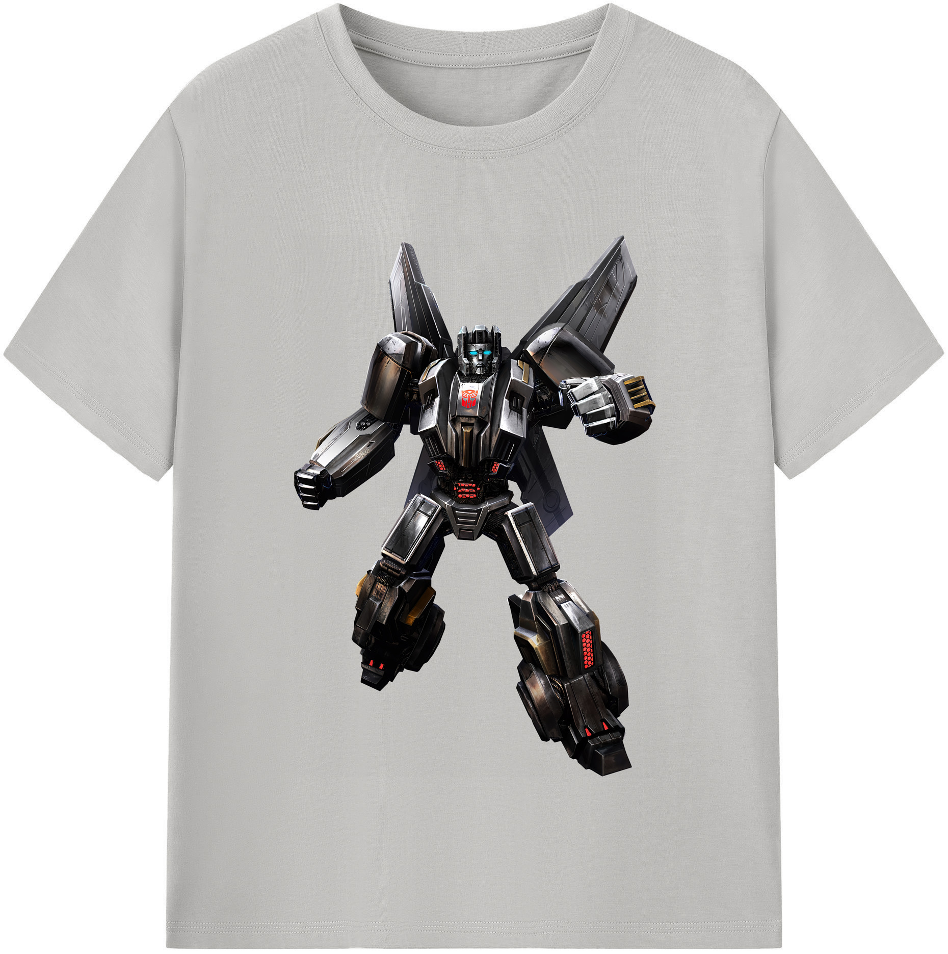 （画像用） Transformers トランスフォーマー 綿100％半袖Tシャツ（フロントプリント）