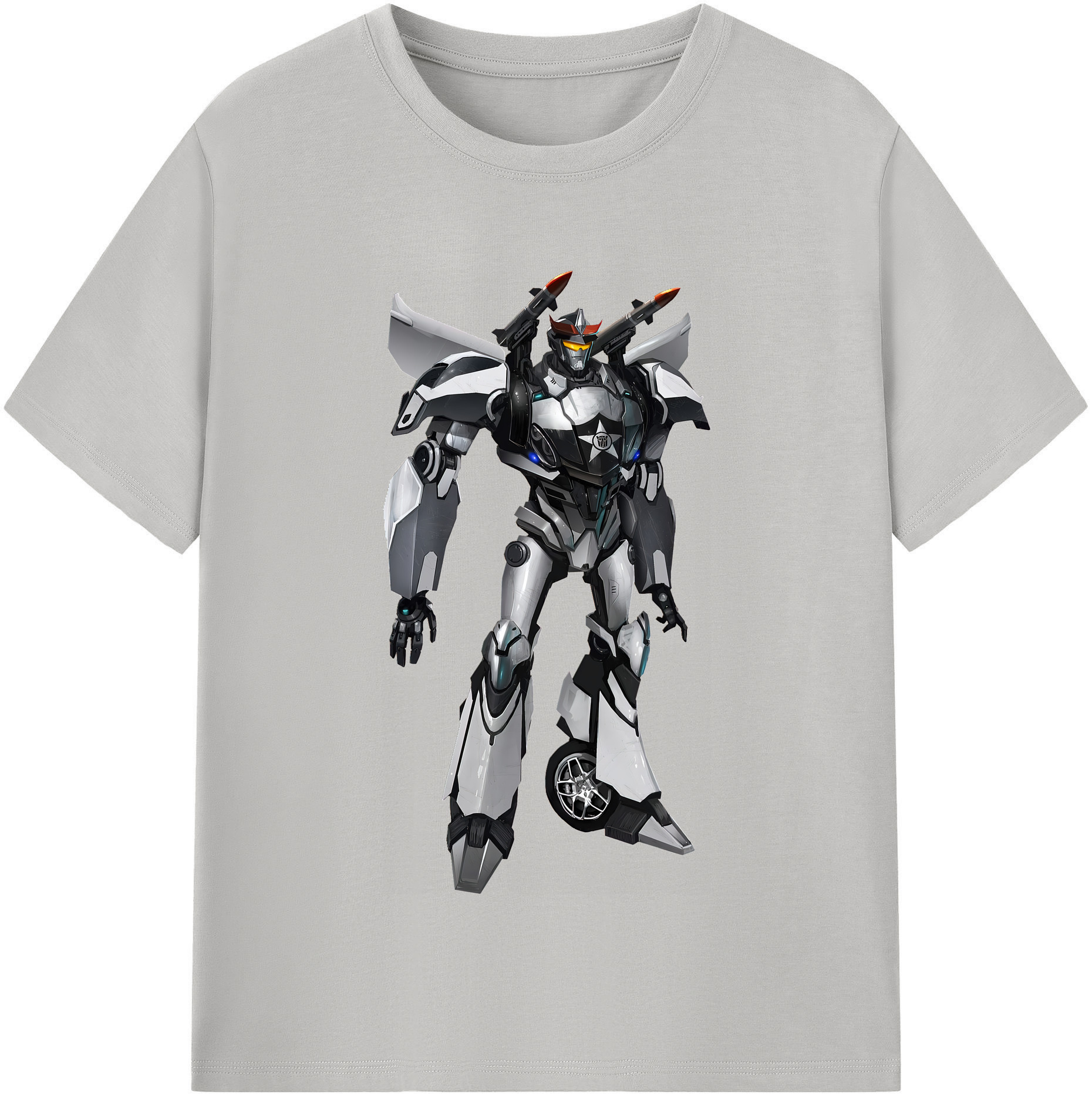 （画像用） Transformers トランスフォーマー 綿100％半袖Tシャツ（フロントプリント）