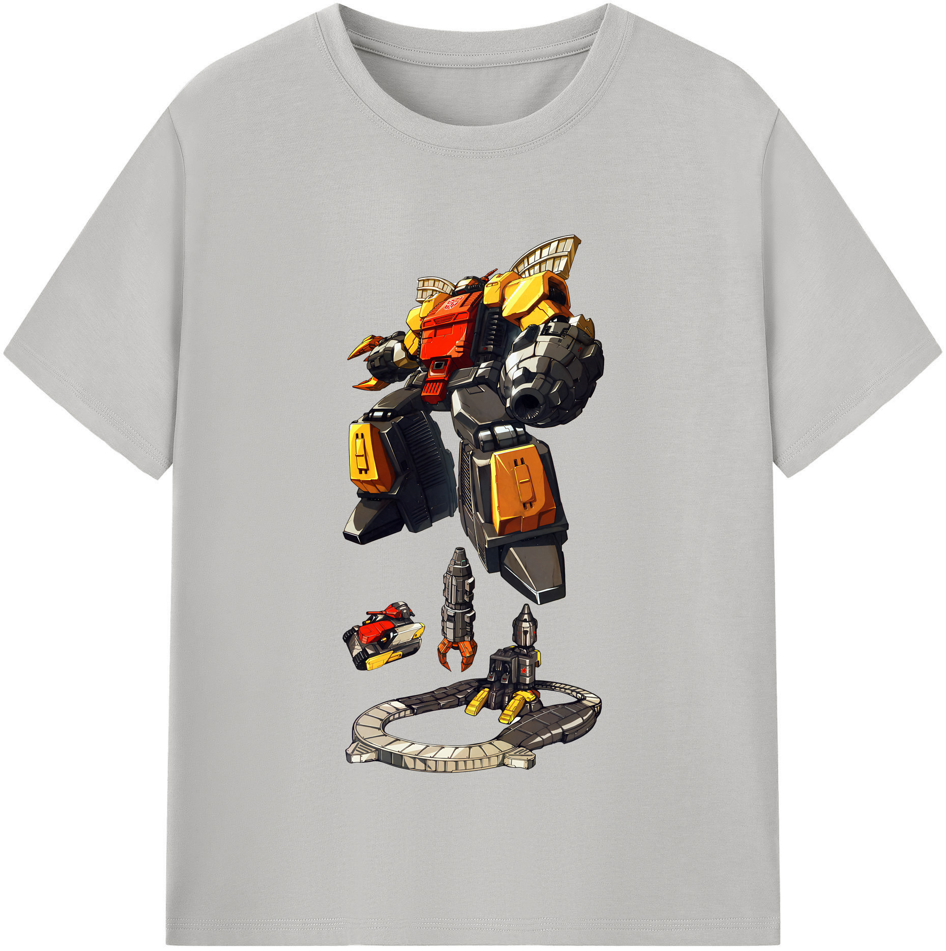 （画像用） Transformers トランスフォーマー 綿100％半袖Tシャツ（フロントプリント）