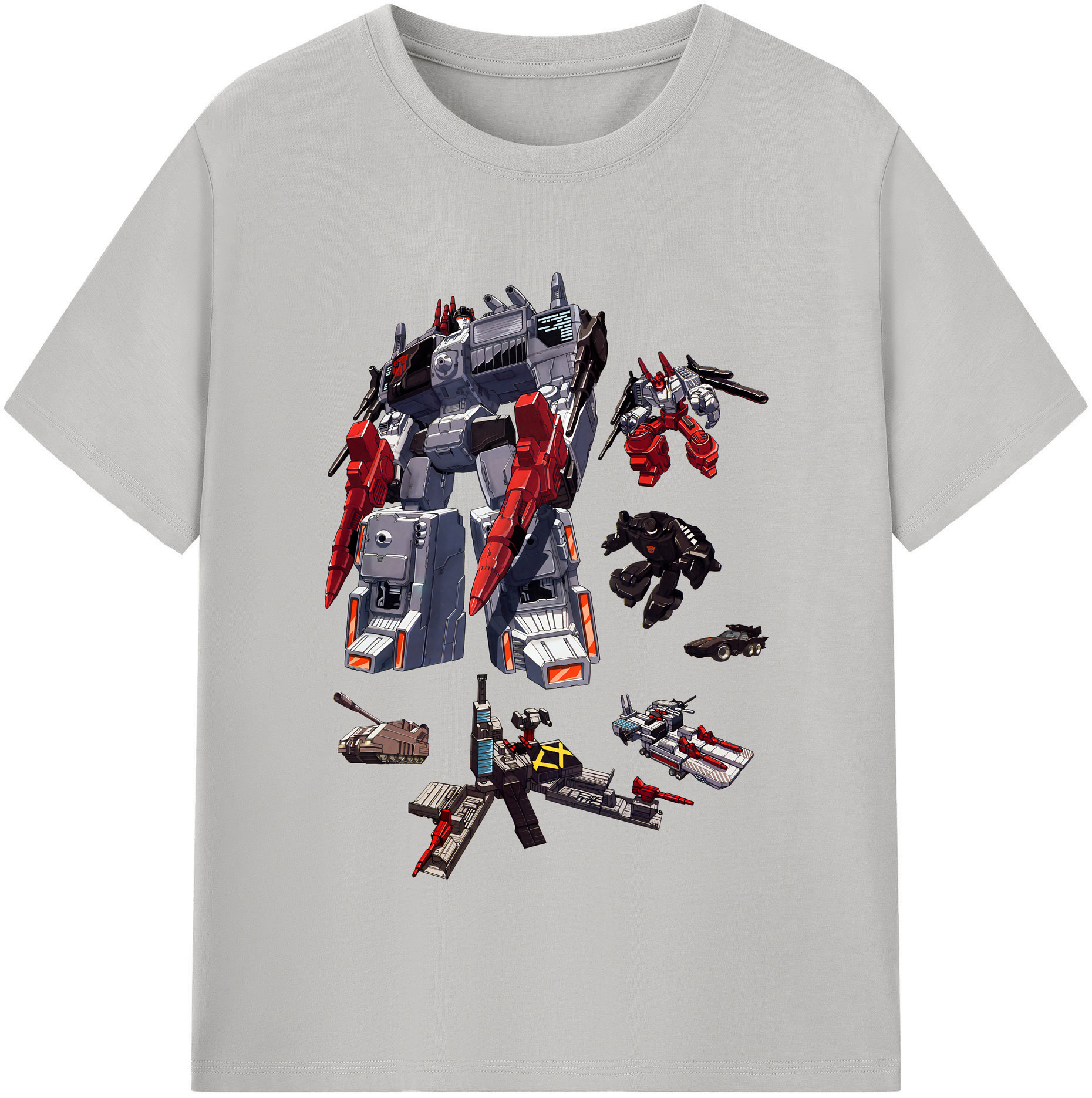 （画像用） Transformers トランスフォーマー 綿100％半袖Tシャツ（フロントプリント）