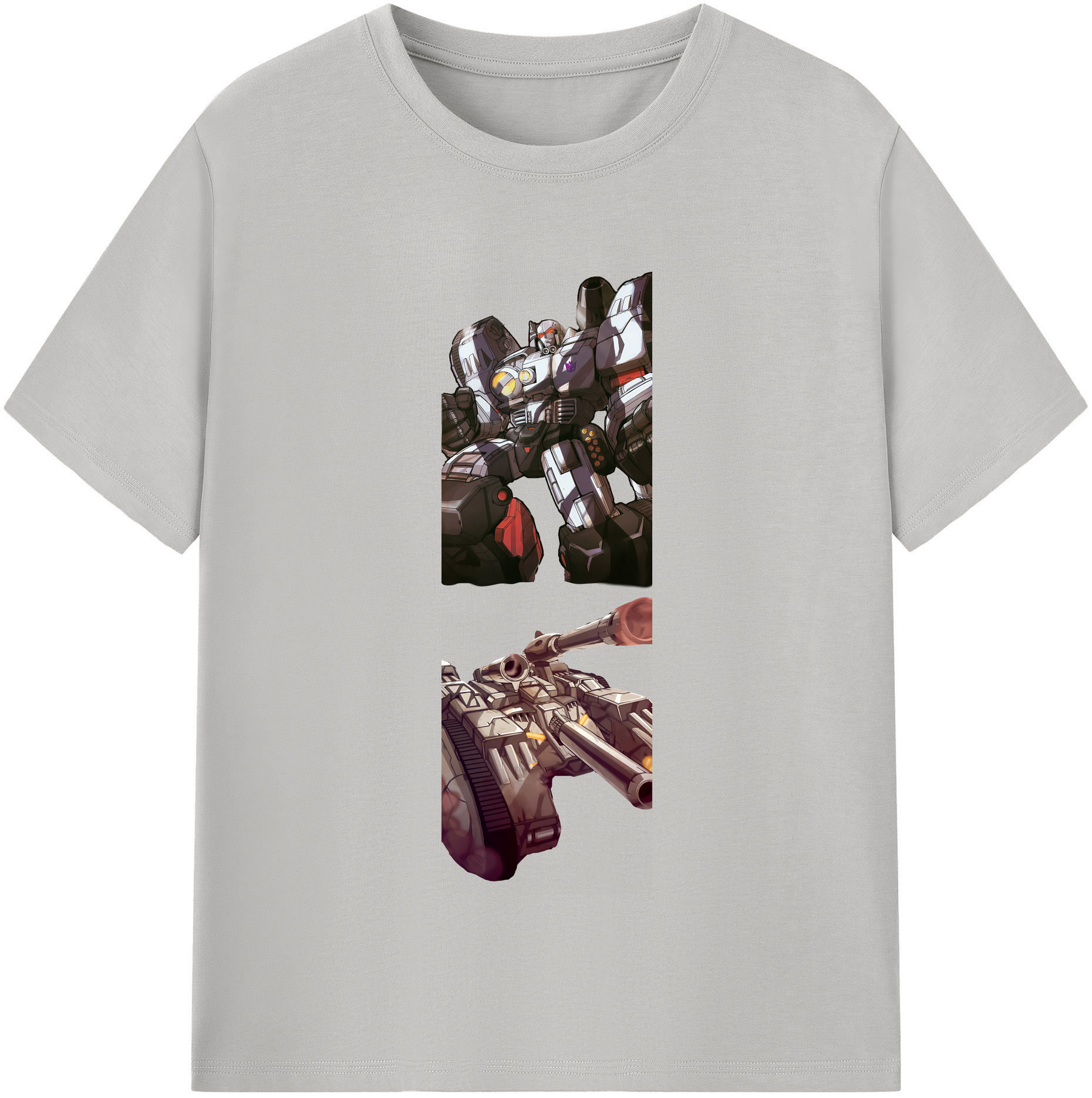 （画像用） Transformers トランスフォーマー 綿100％半袖Tシャツ（フロントプリント）