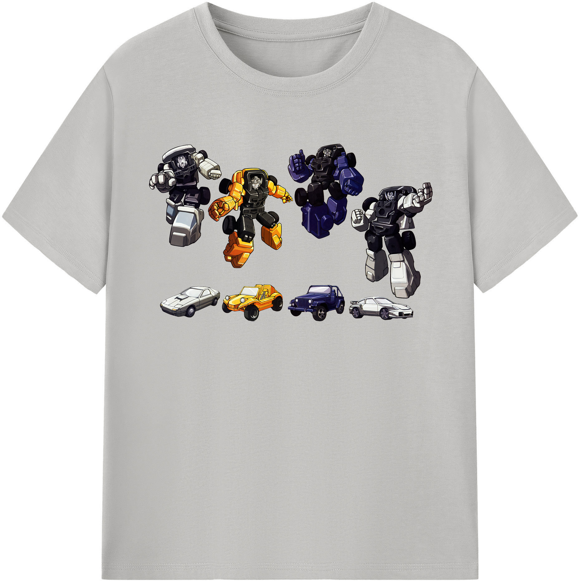 （画像用） Transformers トランスフォーマー 綿100％半袖Tシャツ（フロントプリント）