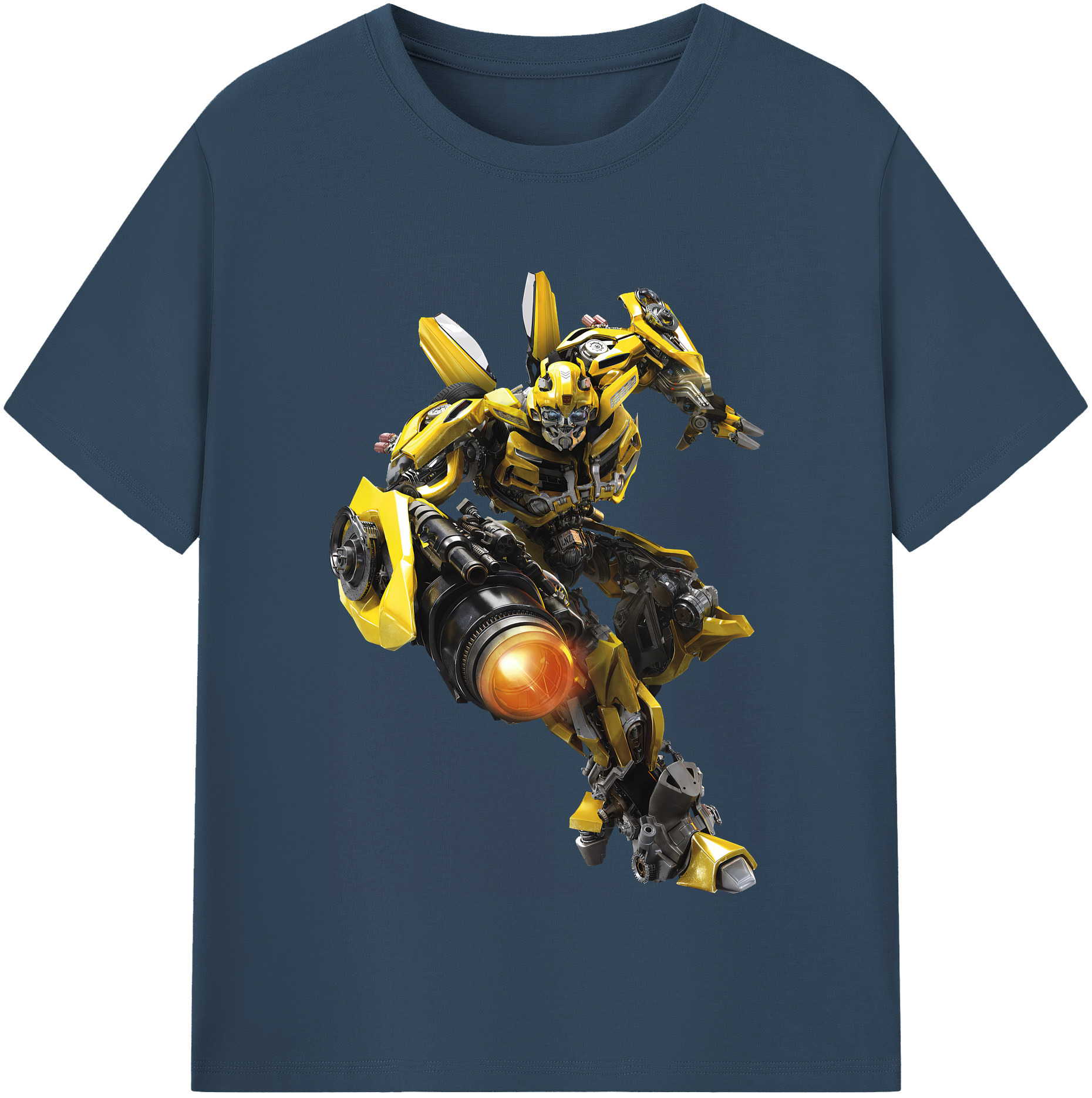 （画像用） Transformers トランスフォーマー 綿100％半袖Tシャツ（フロントプリント）