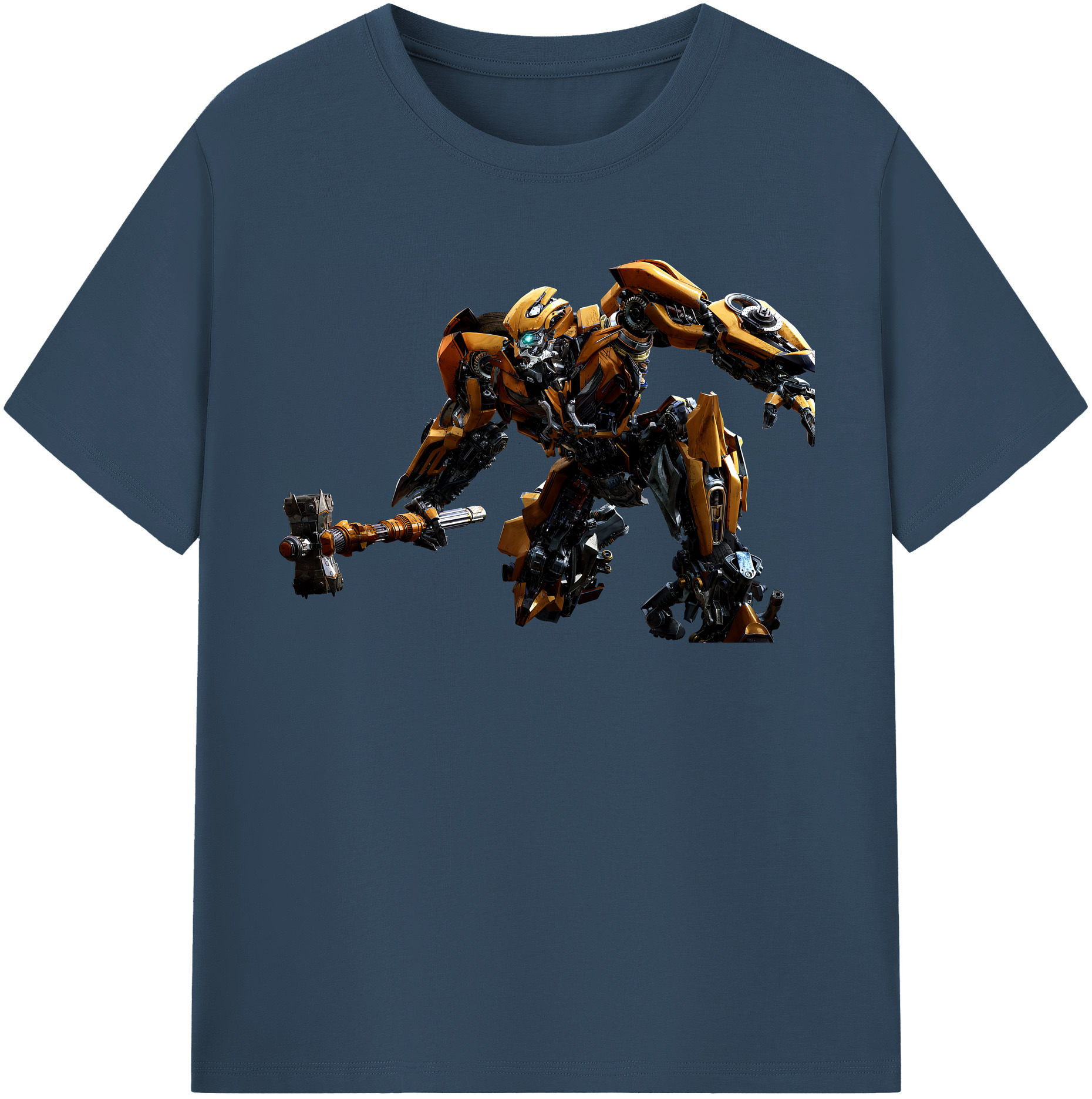 （画像用） Transformers トランスフォーマー 綿100％半袖Tシャツ（フロントプリント）