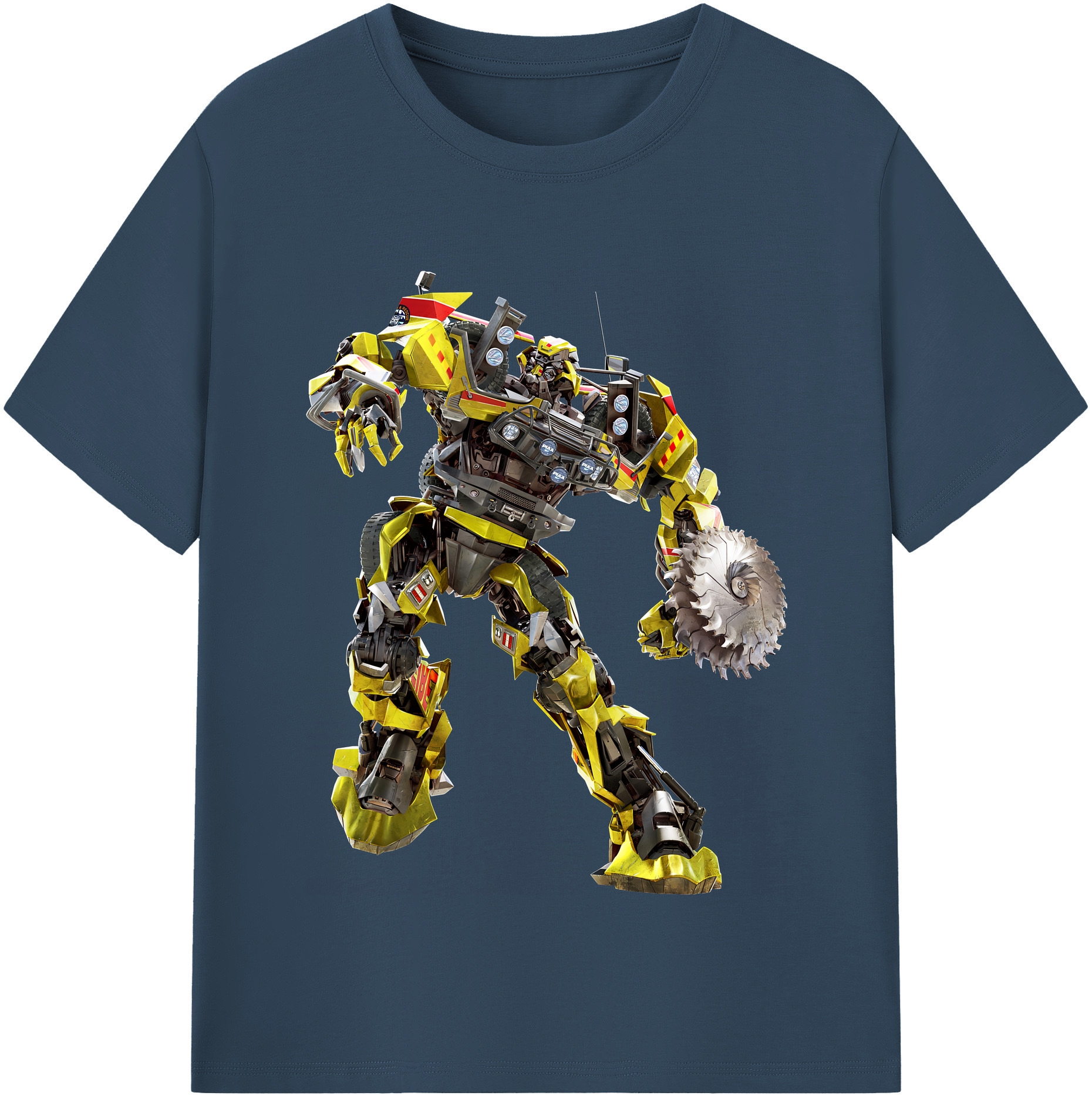 （画像用） Transformers トランスフォーマー 綿100％半袖Tシャツ（フロントプリント）