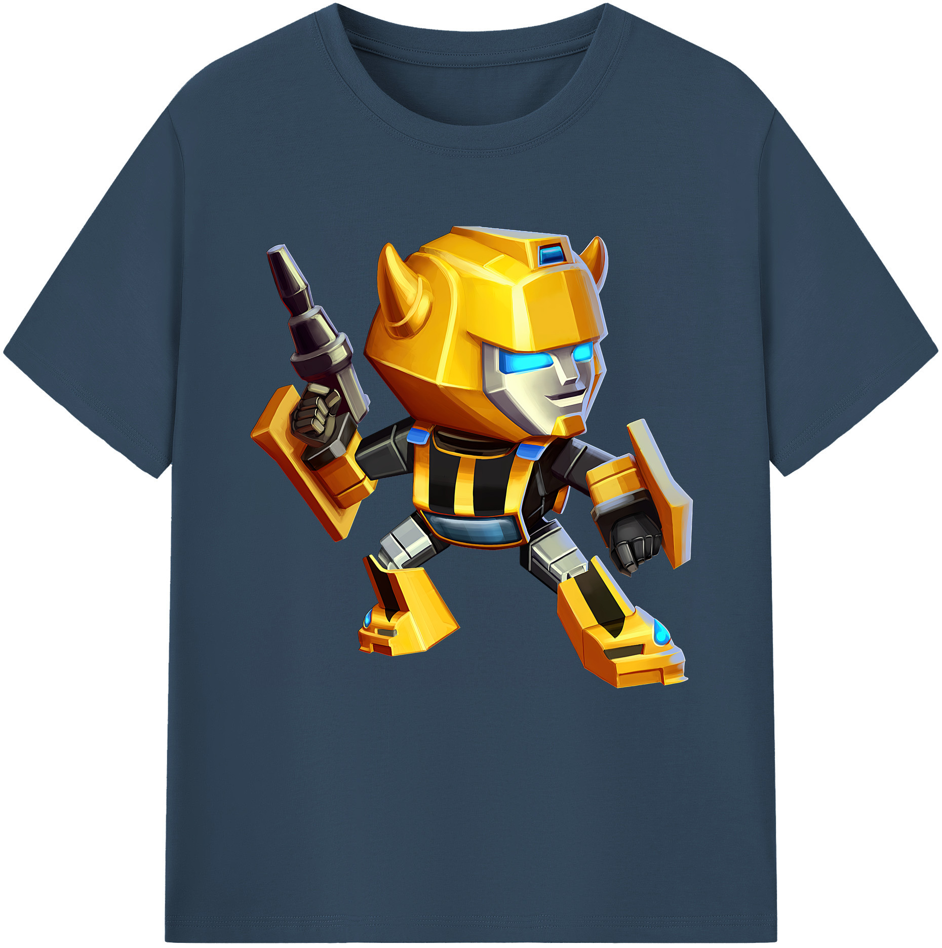 （画像用） Transformers トランスフォーマー 綿100％半袖Tシャツ（フロントプリント）