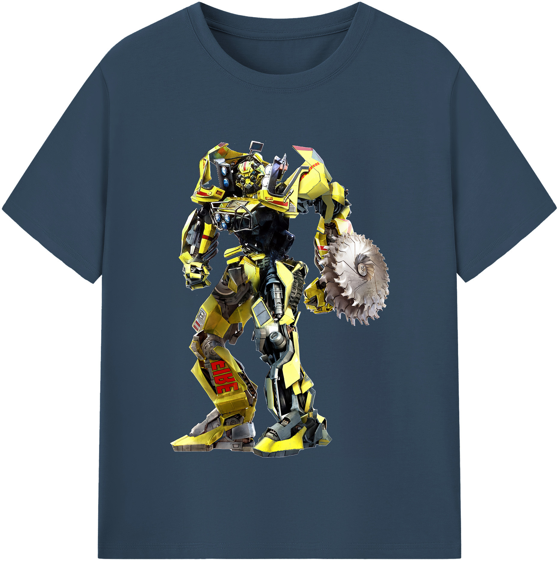 （画像用） Transformers トランスフォーマー 綿100％半袖Tシャツ（フロントプリント）