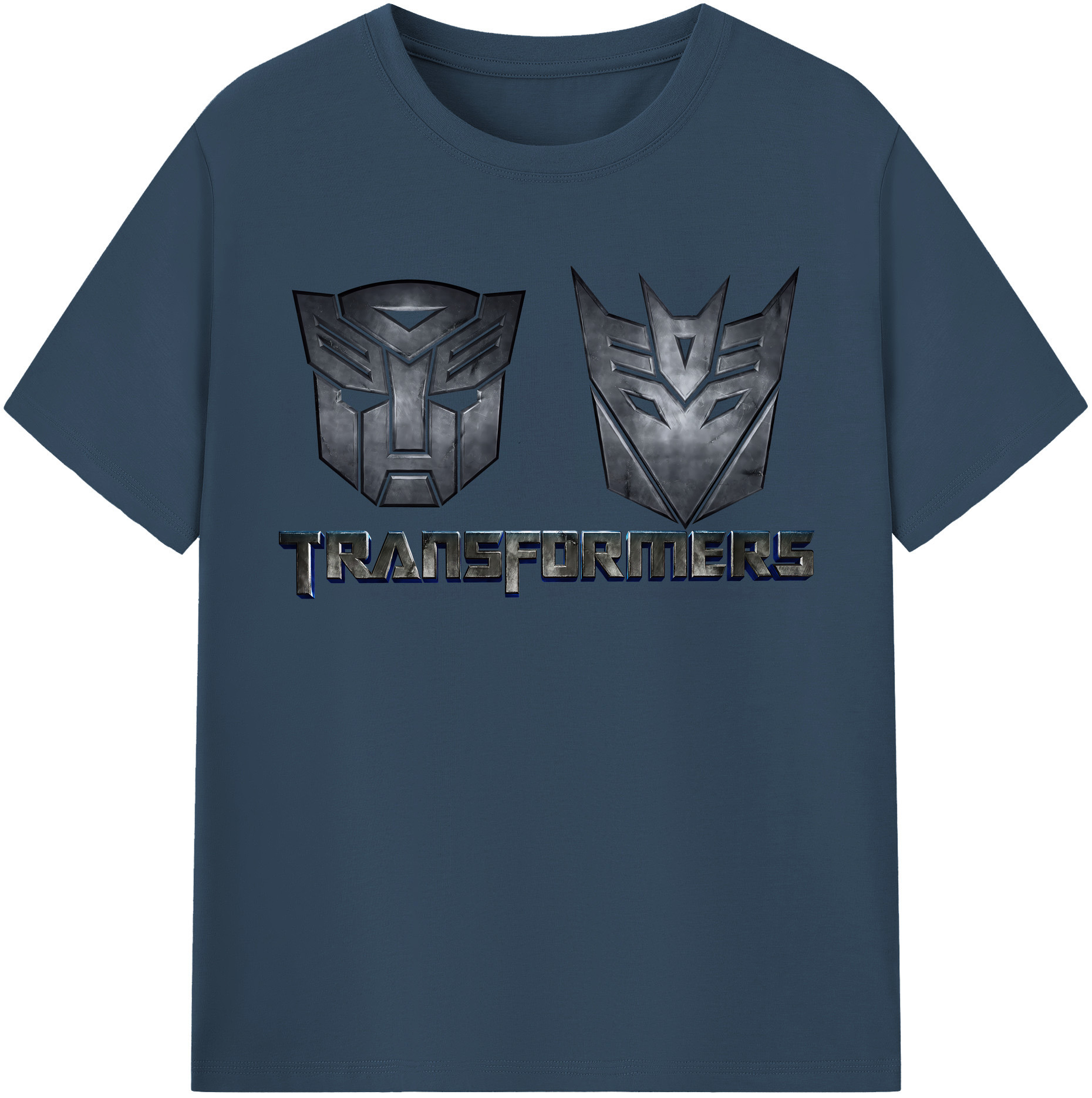 （画像用） Transformers トランスフォーマー 綿100％半袖Tシャツ（フロントプリント）