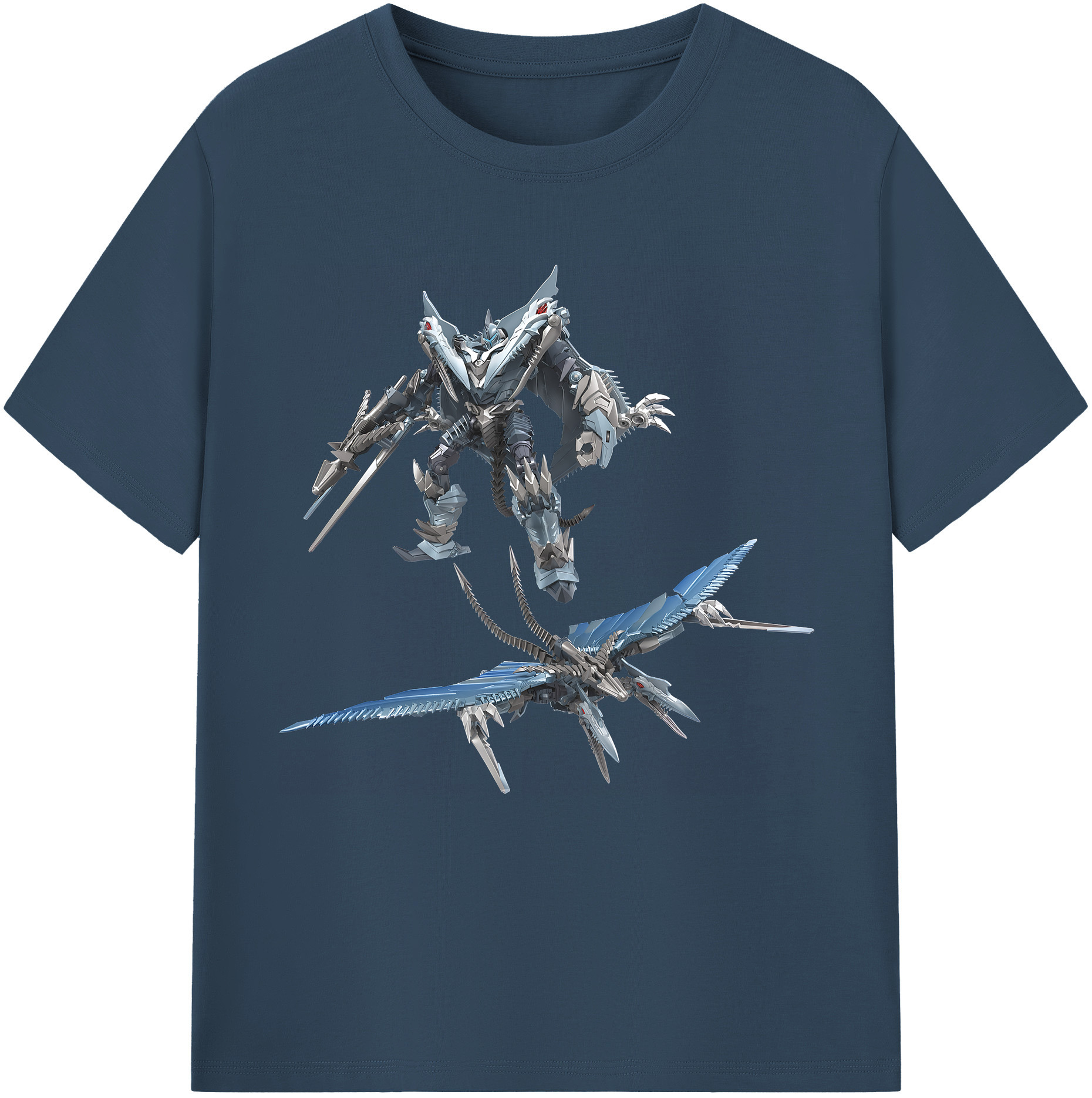 （画像用） Transformers トランスフォーマー 綿100％半袖Tシャツ（フロントプリント）