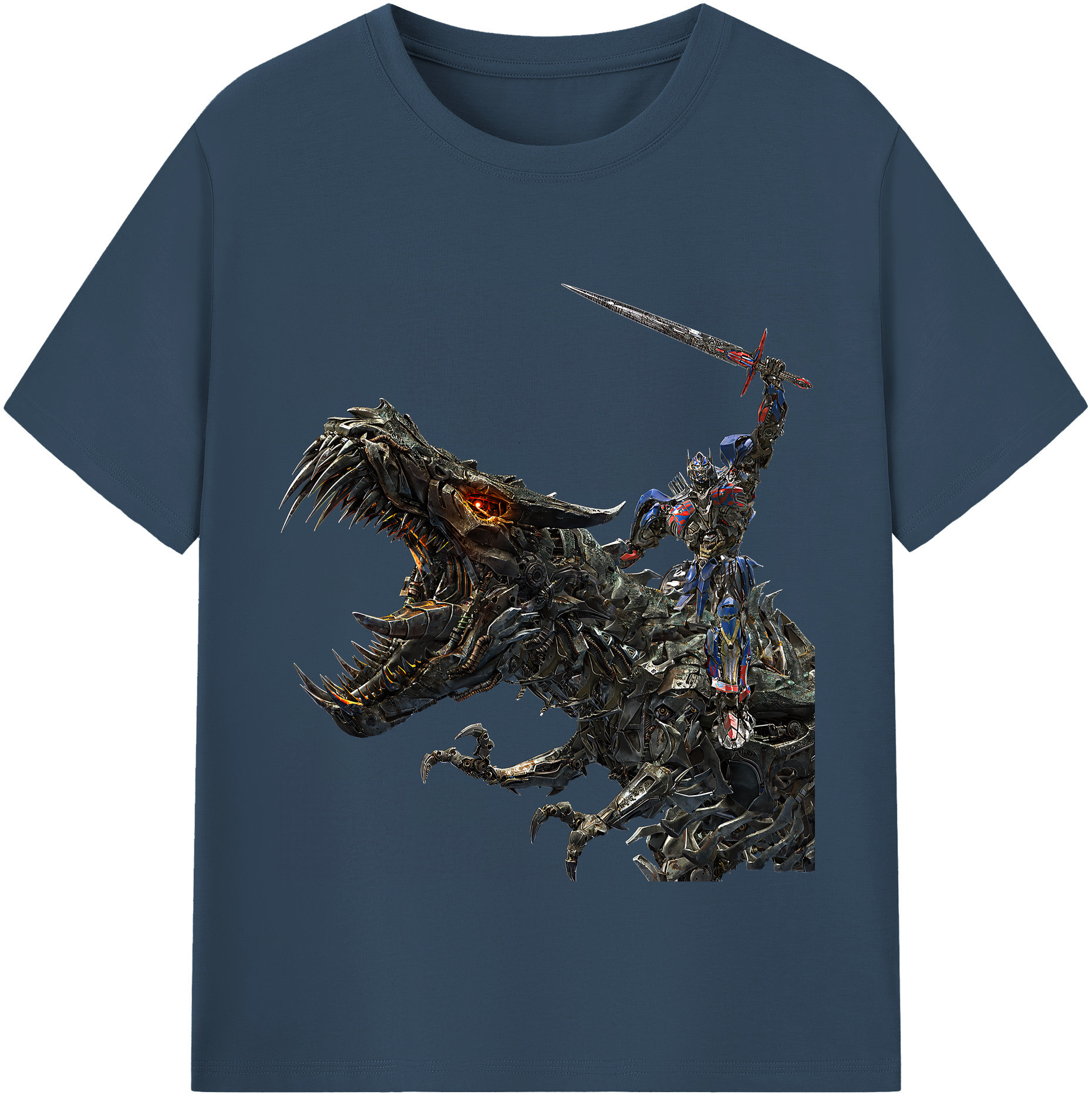 （画像用） Transformers トランスフォーマー 綿100％半袖Tシャツ（フロントプリント）