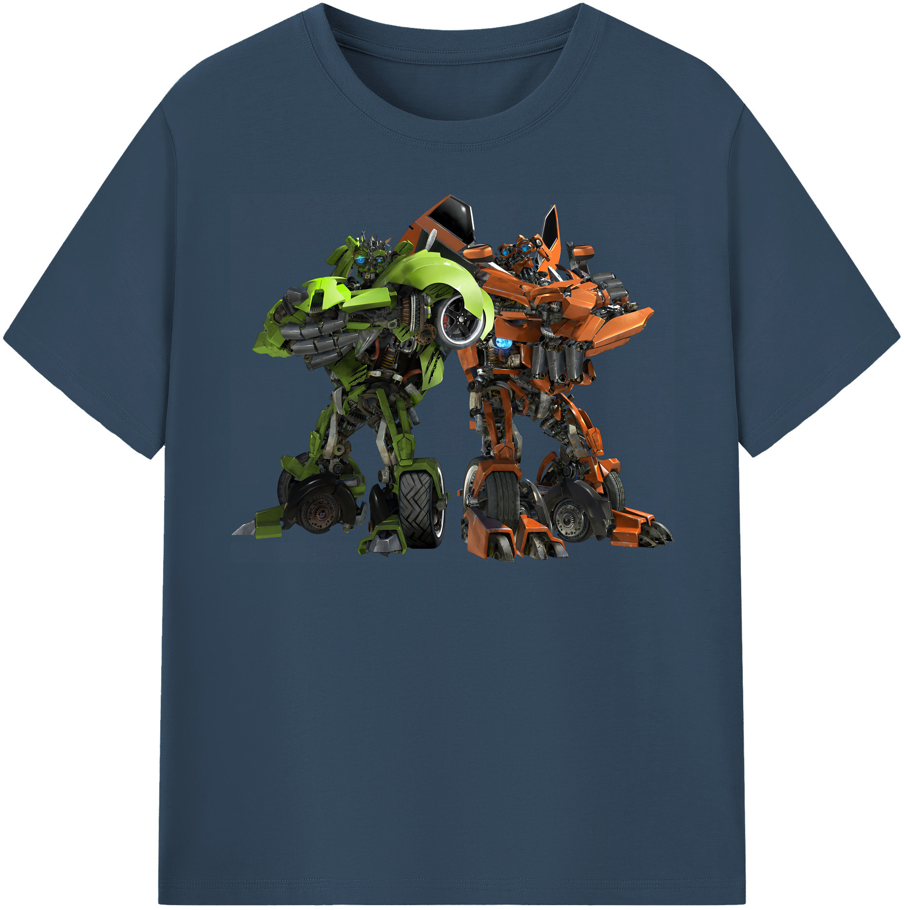 （画像用） Transformers トランスフォーマー 綿100％半袖Tシャツ（フロントプリント）