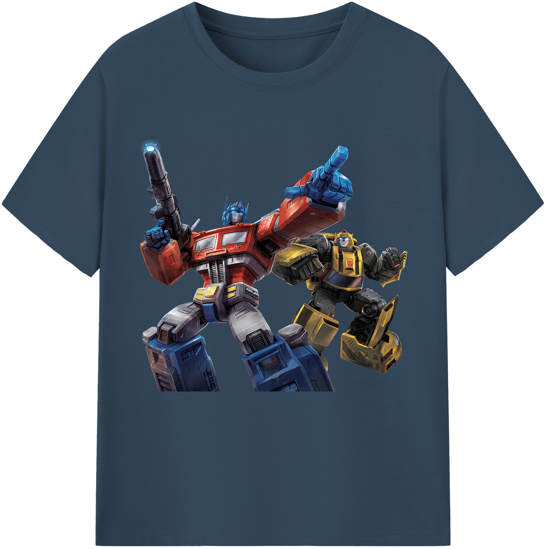 （画像用） Transformers トランスフォーマー 綿100％半袖Tシャツ（フロントプリント）