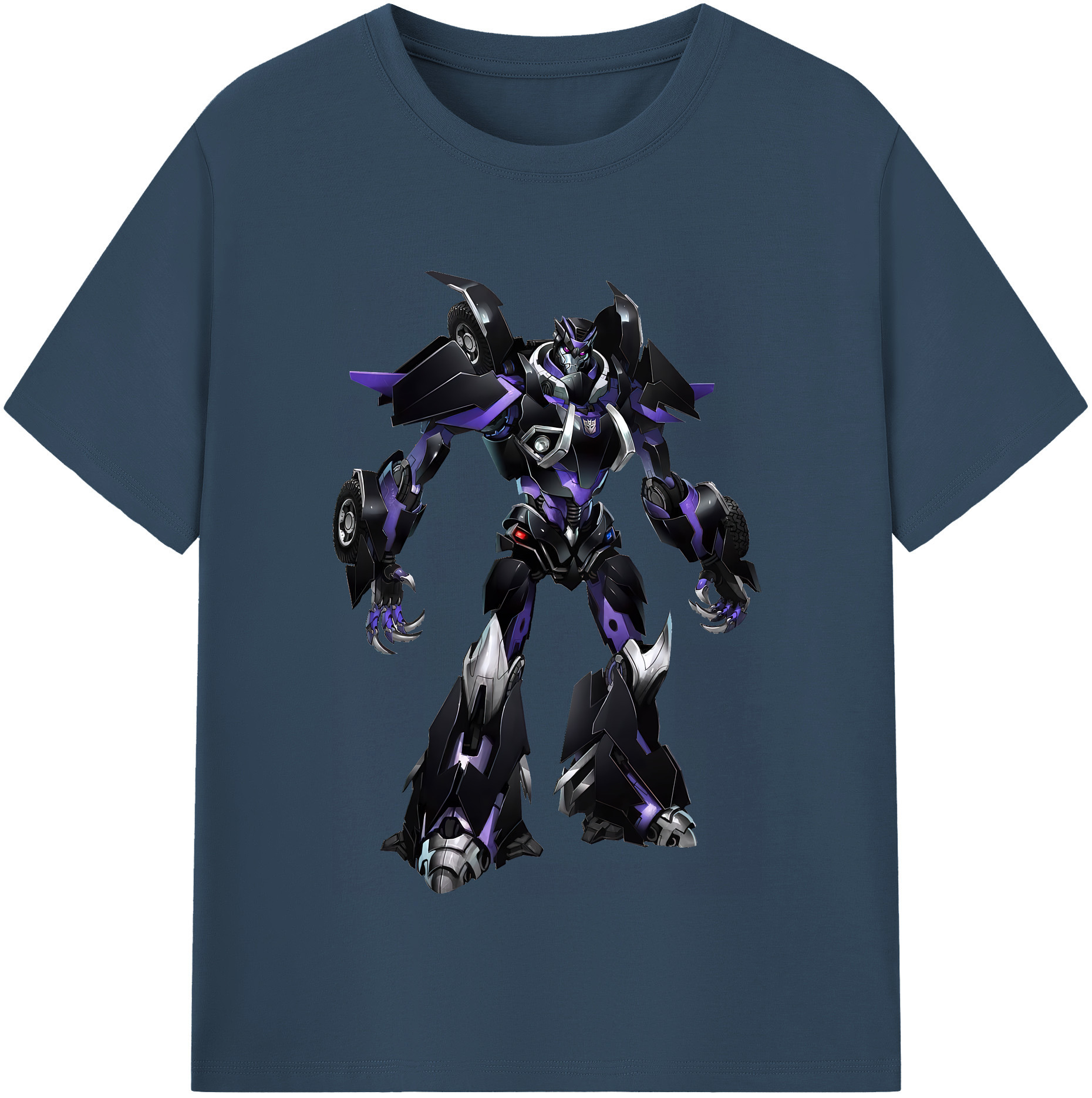 （画像用） Transformers トランスフォーマー 綿100％半袖Tシャツ（フロントプリント）