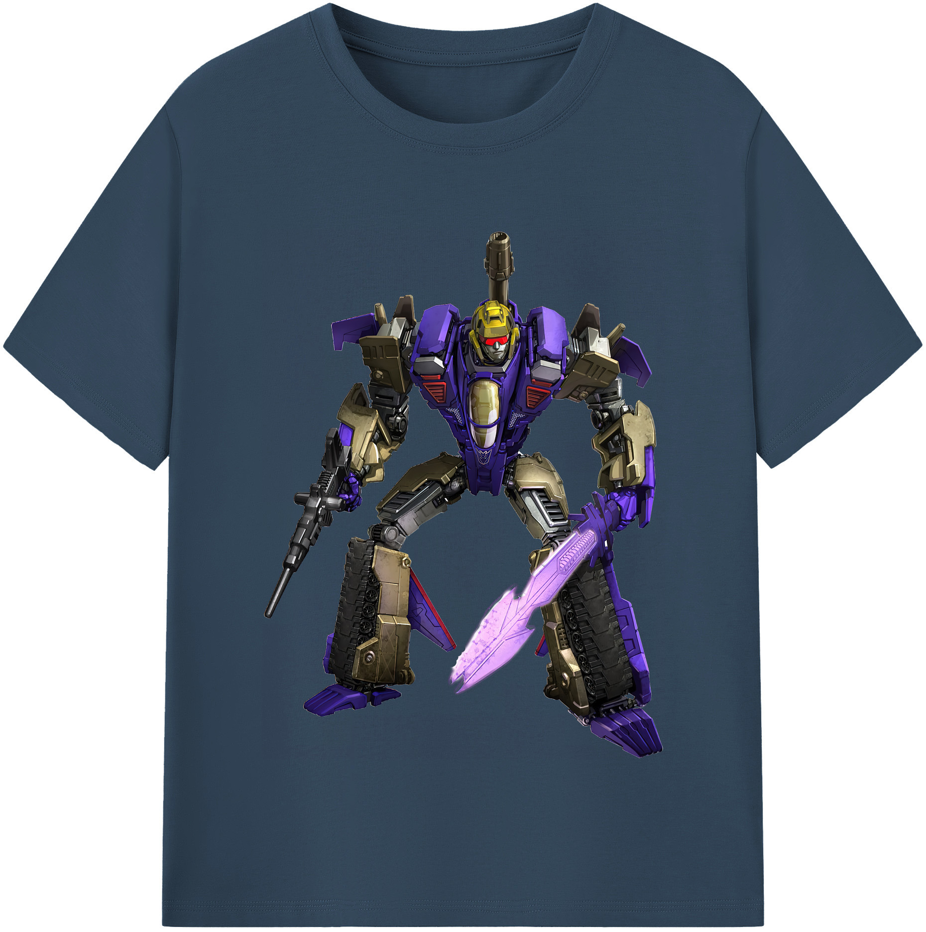 （画像用） Transformers トランスフォーマー 綿100％半袖Tシャツ（フロントプリント）