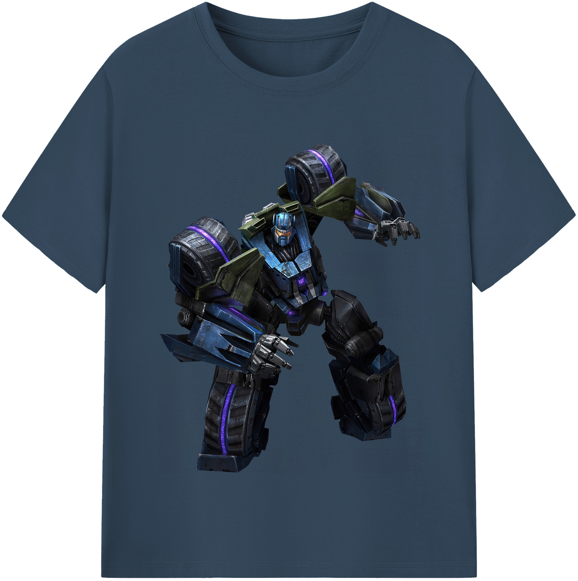 （画像用） Transformers トランスフォーマー 綿100％半袖Tシャツ（フロントプリント）