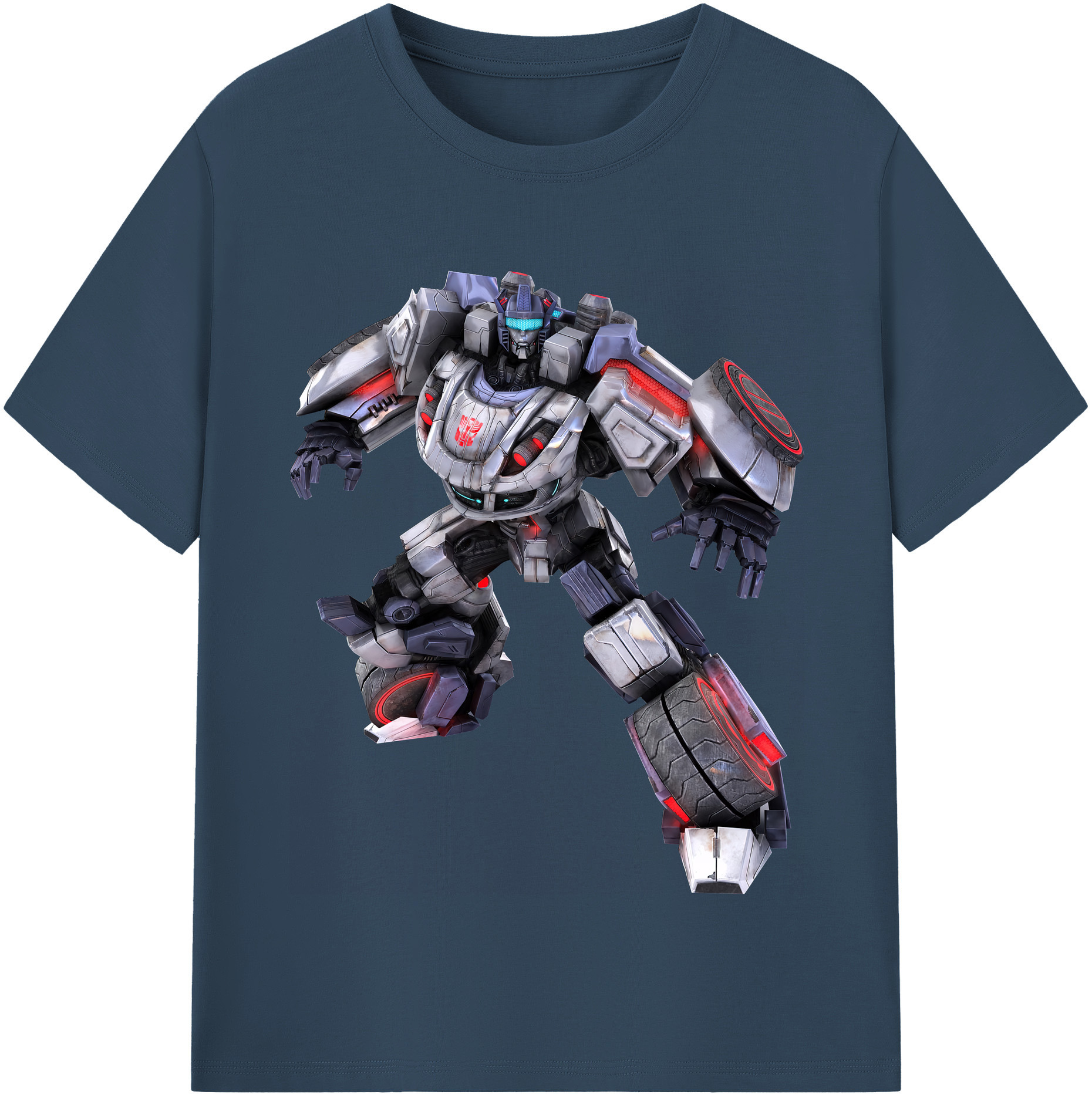 （画像用） Transformers トランスフォーマー 綿100％半袖Tシャツ（フロントプリント）