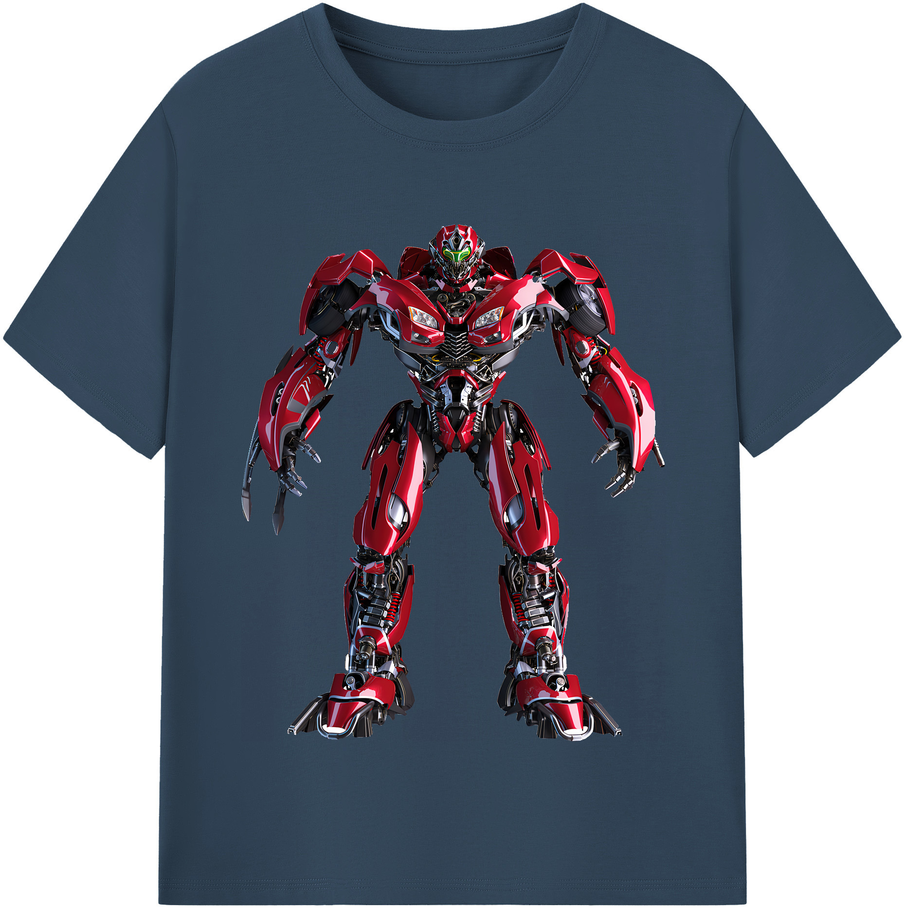 （画像用） Transformers トランスフォーマー 綿100％半袖Tシャツ（フロントプリント）