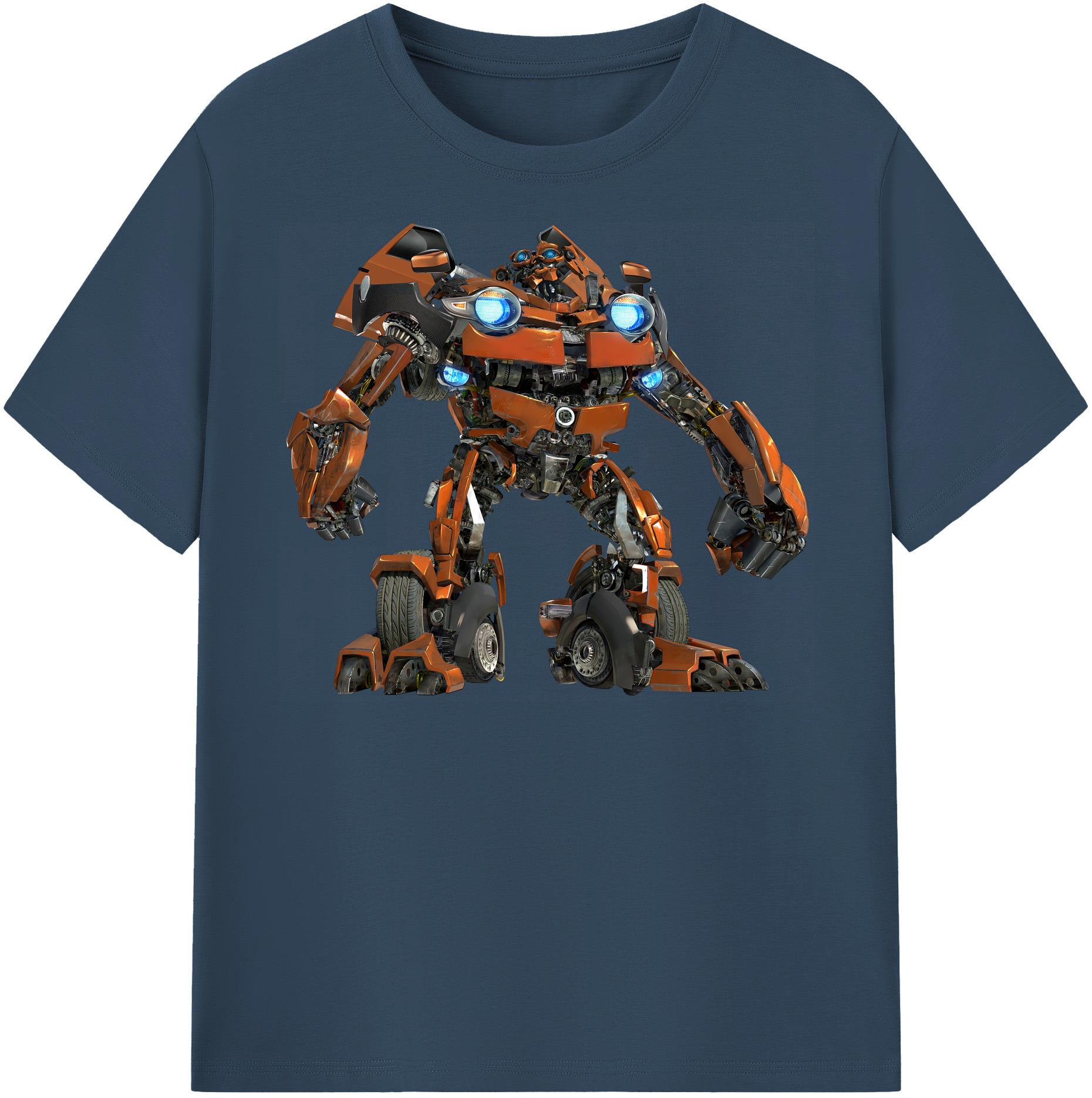 （画像用） Transformers トランスフォーマー 綿100％半袖Tシャツ（フロントプリント）