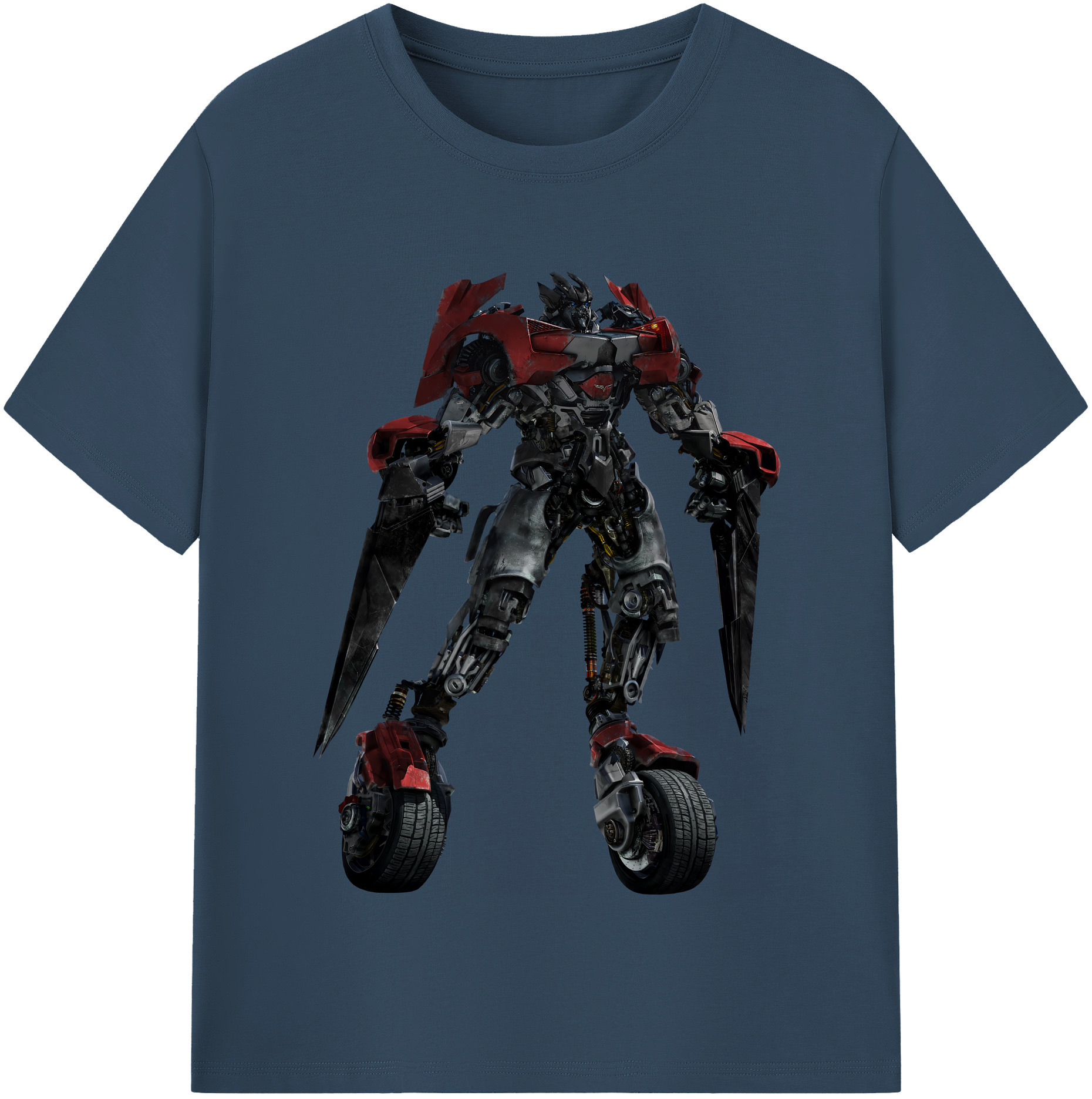 （画像用） Transformers トランスフォーマー 綿100％半袖Tシャツ（フロントプリント）
