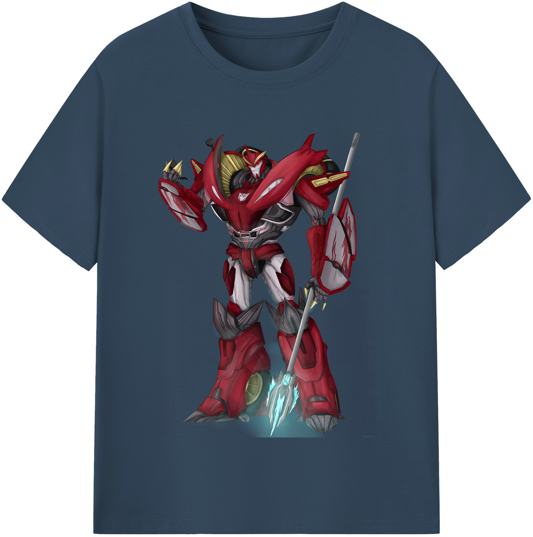 （画像用） Transformers トランスフォーマー 綿100％半袖Tシャツ（フロントプリント）