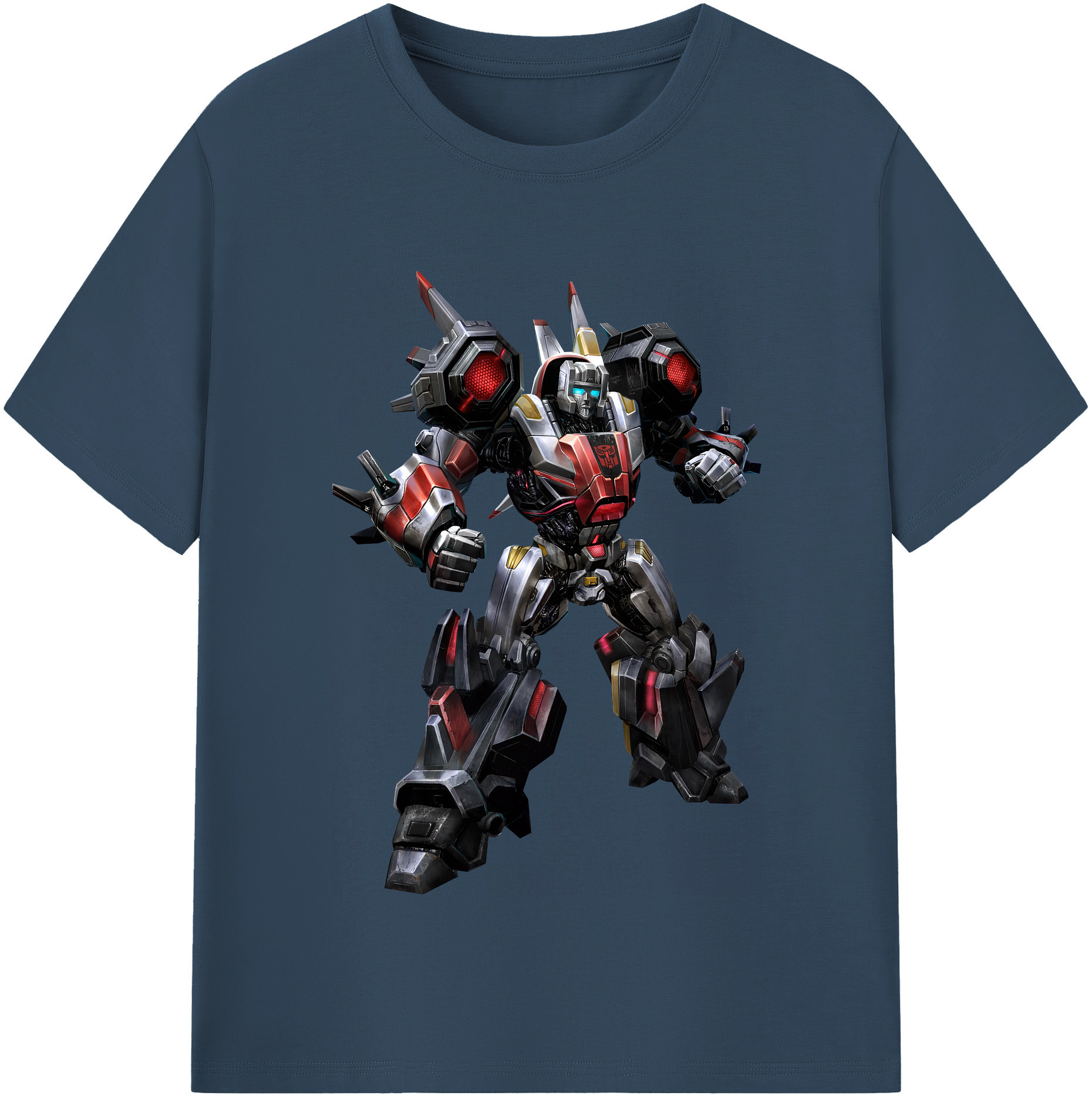 （画像用） Transformers トランスフォーマー 綿100％半袖Tシャツ（フロントプリント）
