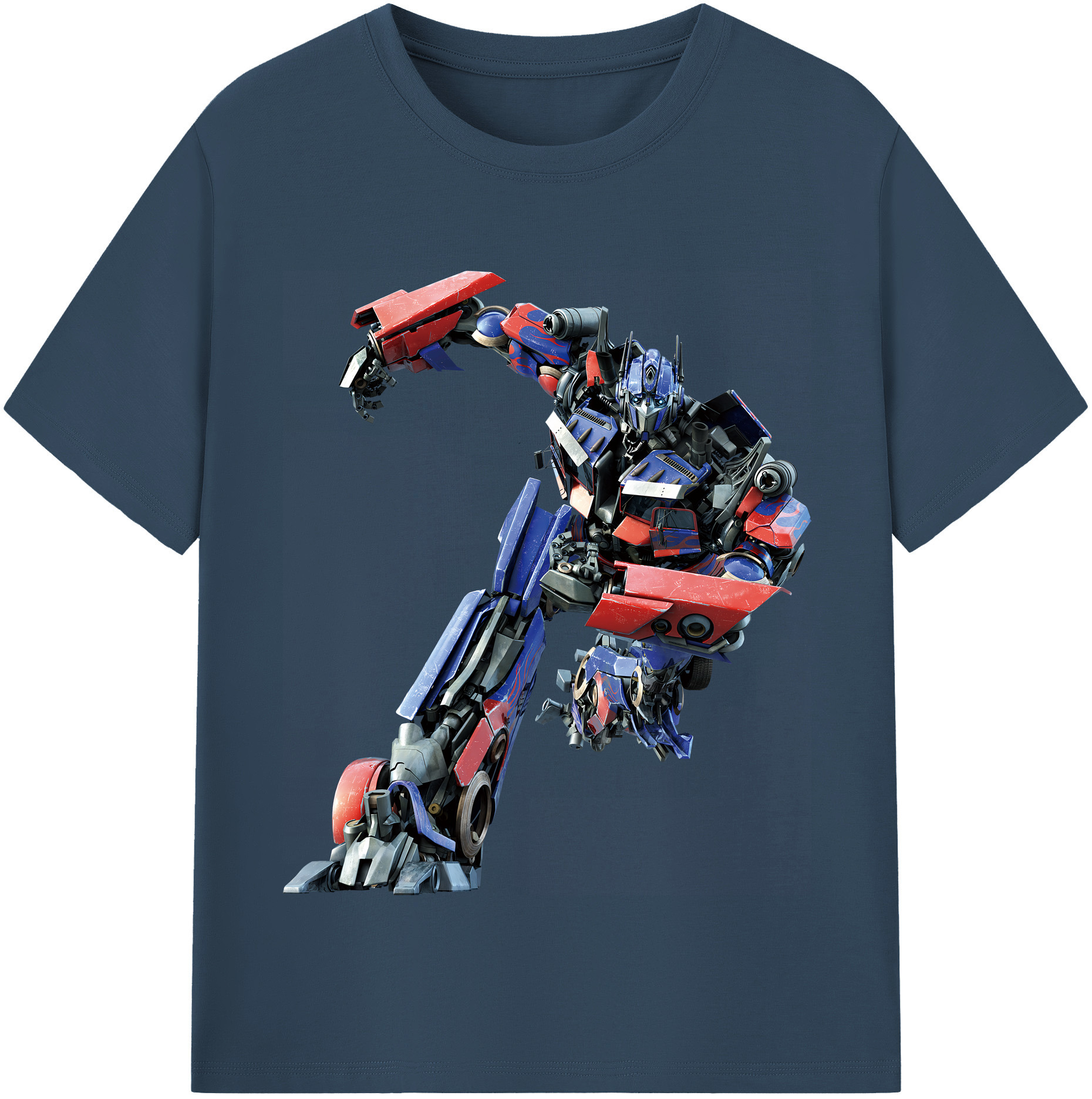 （画像用） Transformers トランスフォーマー 綿100％半袖Tシャツ（フロントプリント）