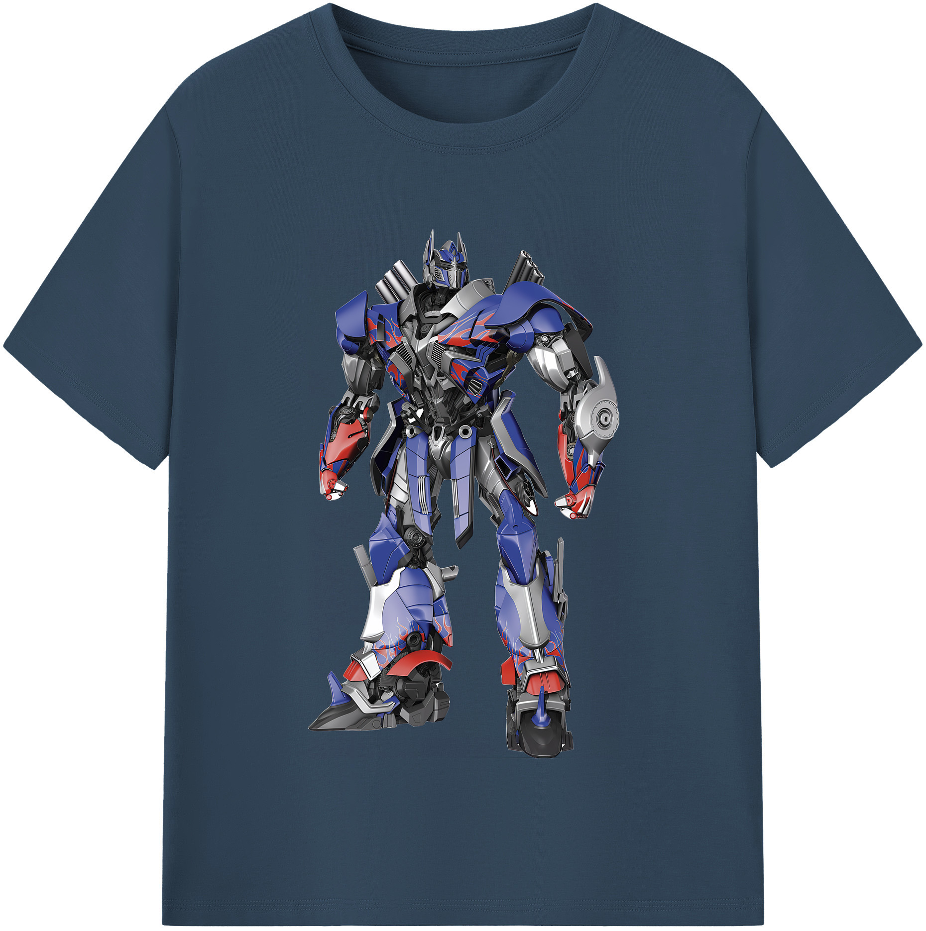（画像用） Transformers トランスフォーマー 綿100％半袖Tシャツ（フロントプリント）