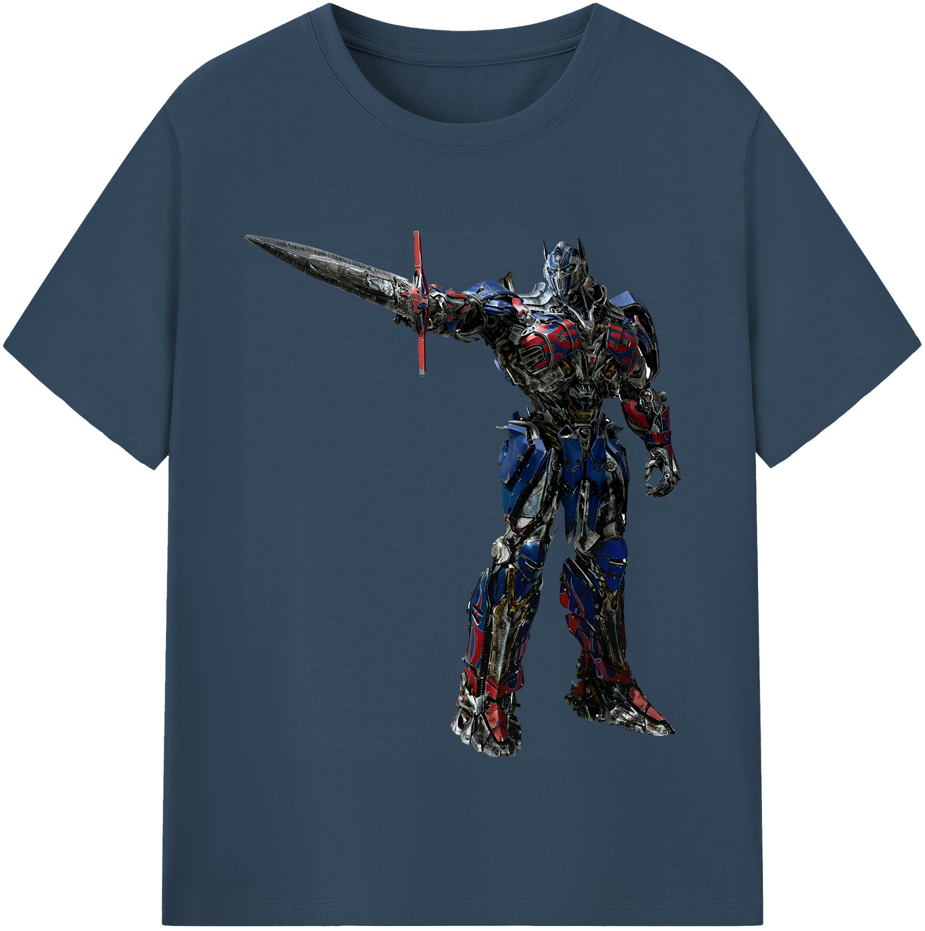 （画像用） Transformers トランスフォーマー 綿100％半袖Tシャツ（フロントプリント）