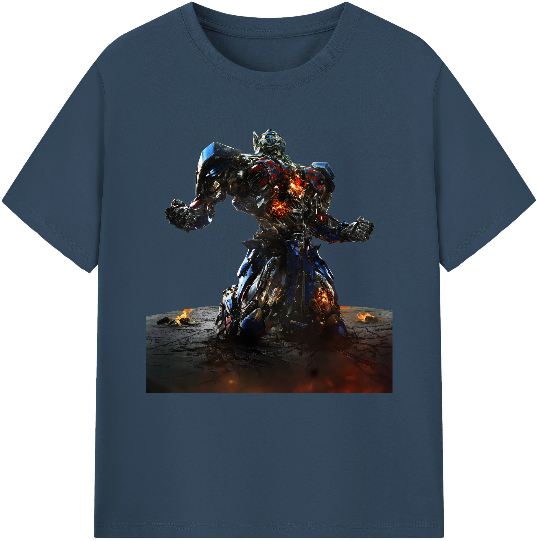 （画像用） Transformers トランスフォーマー 綿100％半袖Tシャツ（フロントプリント）