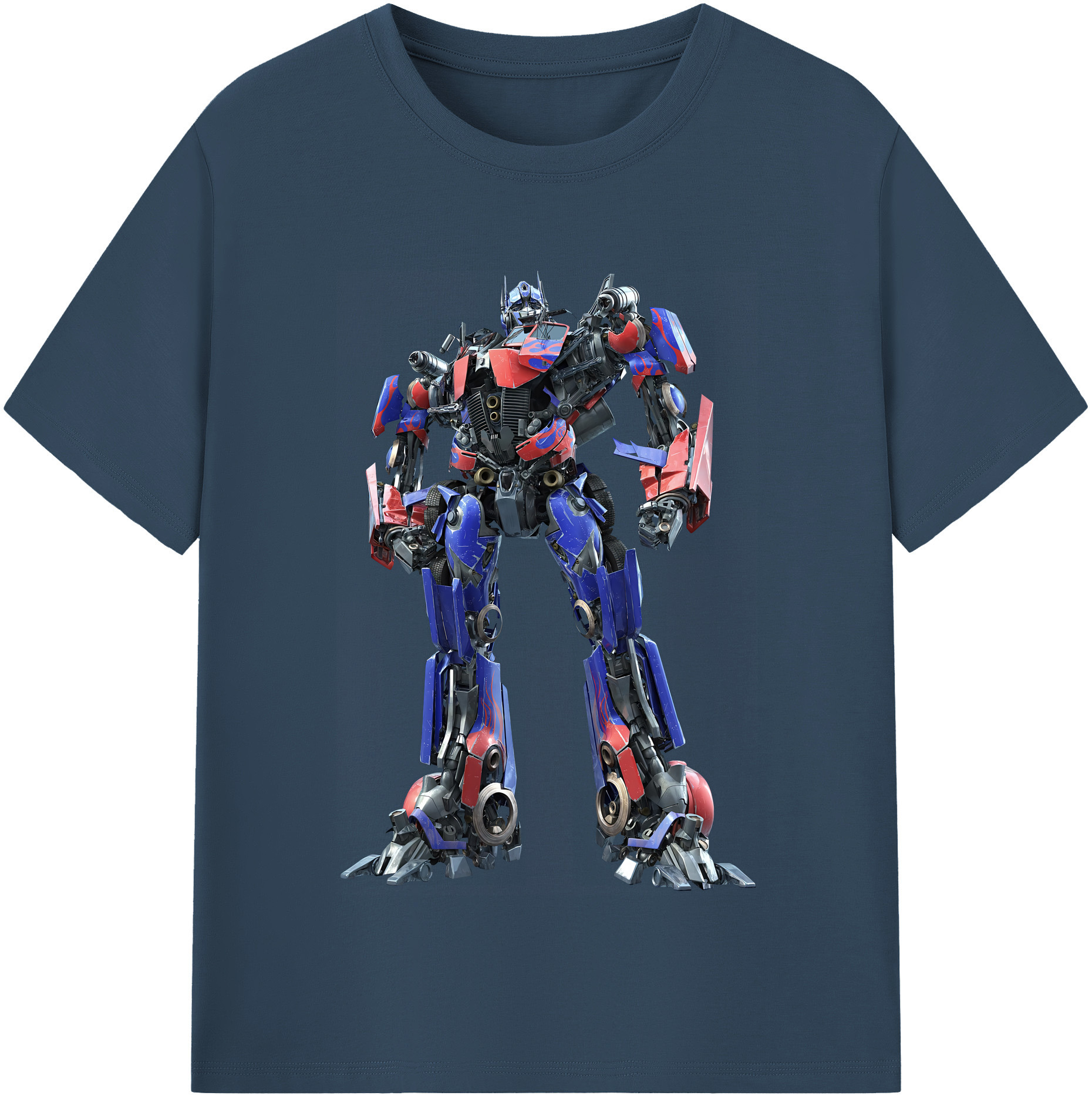 （画像用） Transformers トランスフォーマー 綿100％半袖Tシャツ（フロントプリント）