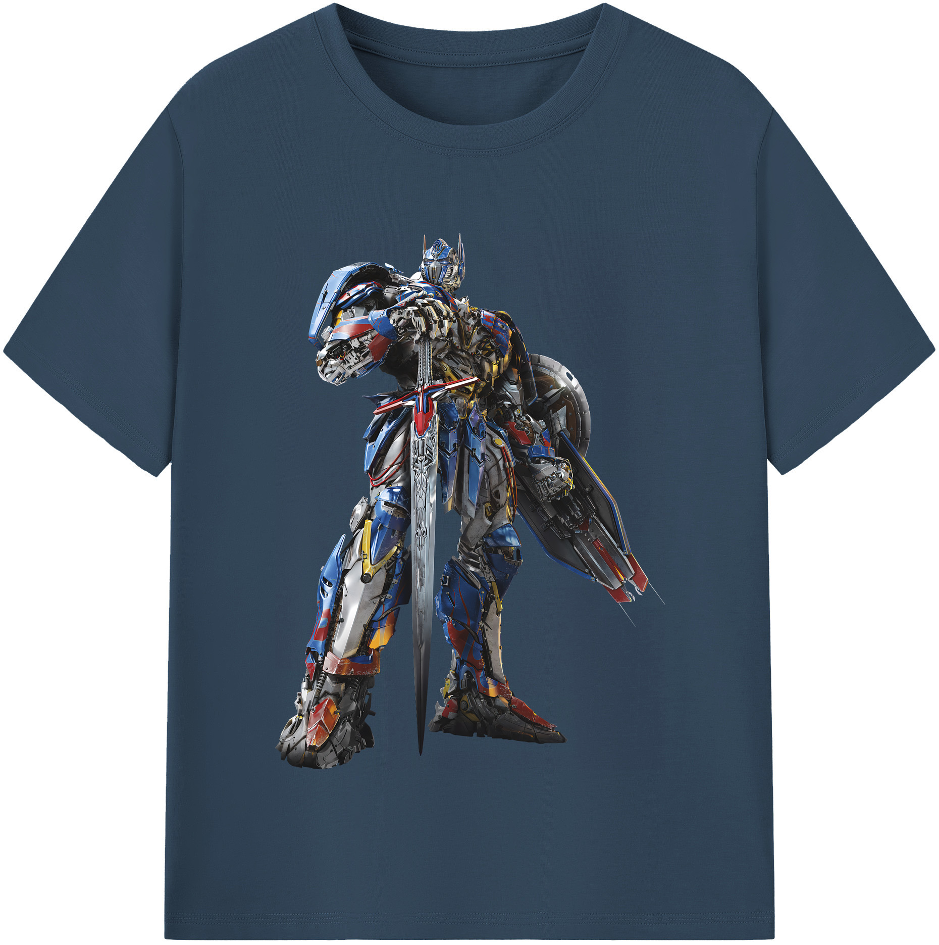 （画像用） Transformers トランスフォーマー 綿100％半袖Tシャツ（フロントプリント）