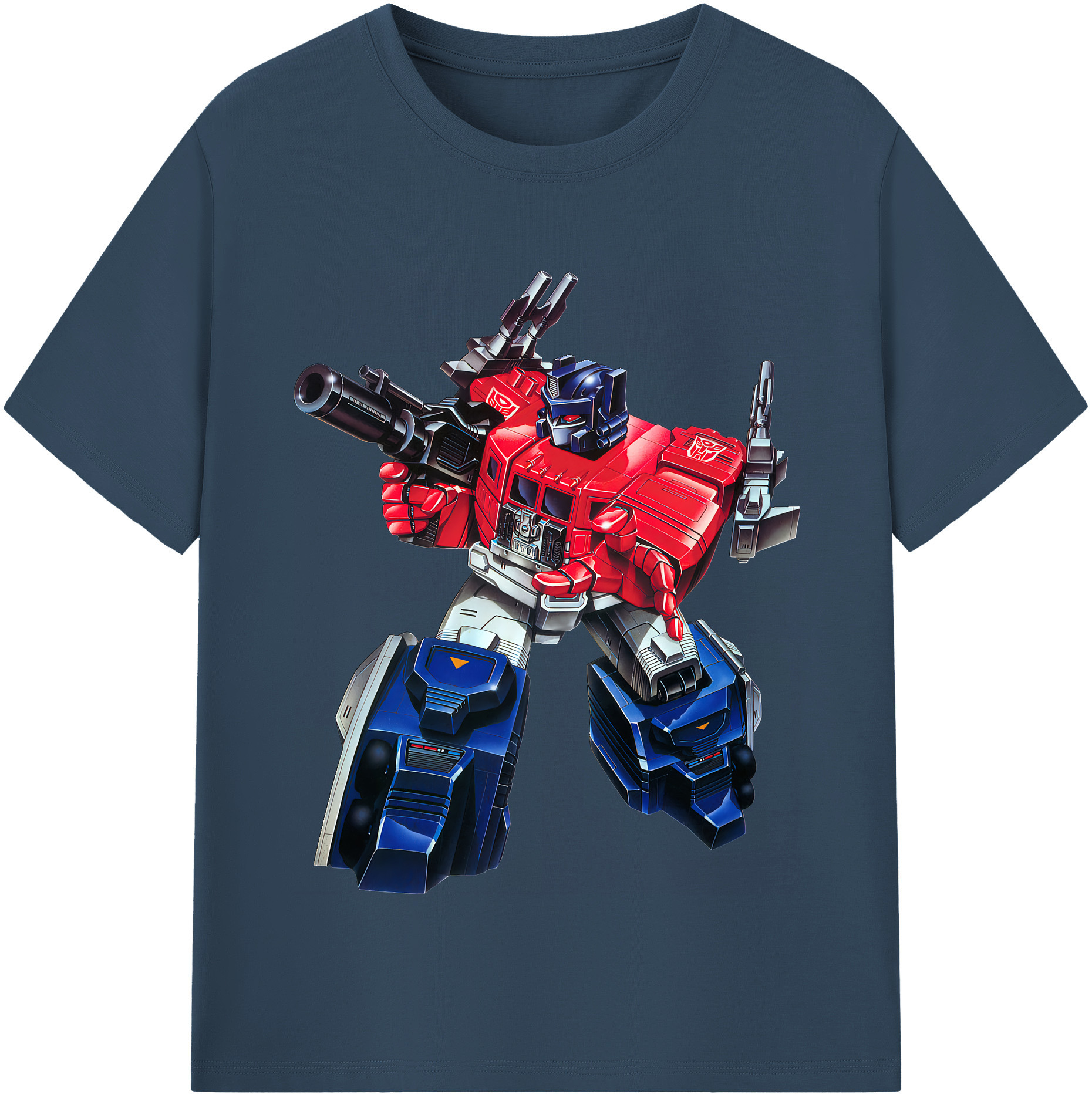 （画像用） Transformers トランスフォーマー 綿100％半袖Tシャツ（フロントプリント）