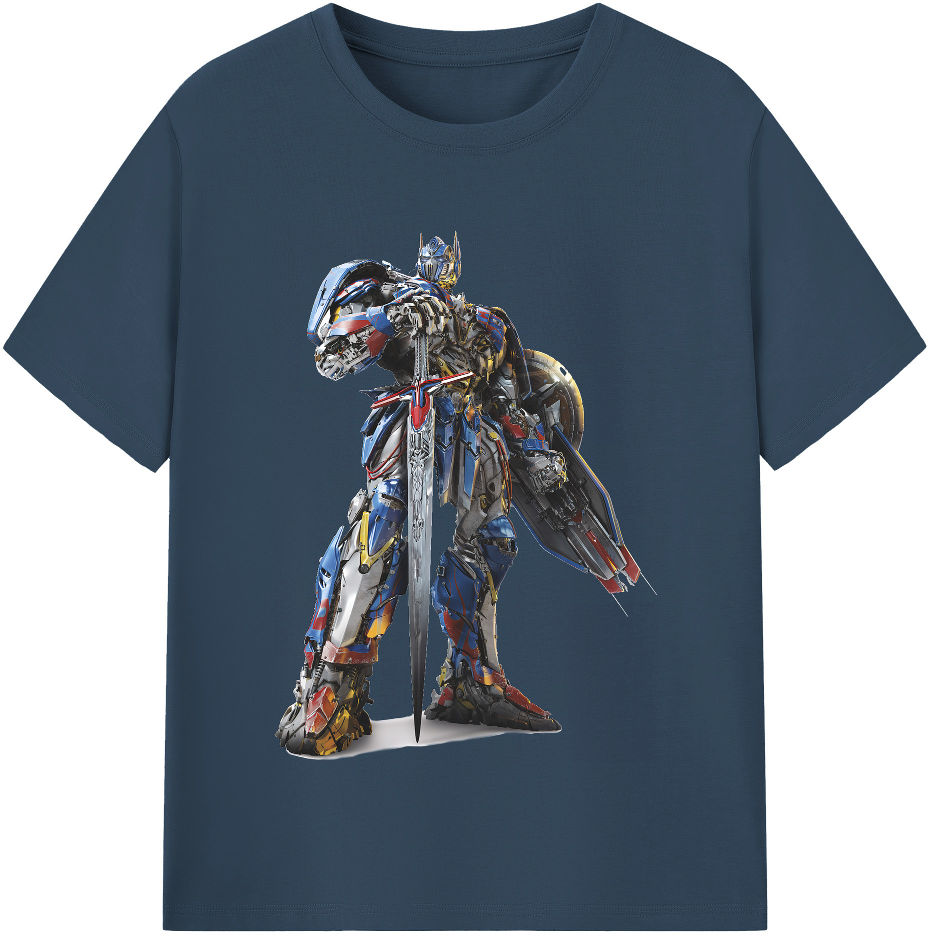 （画像用） Transformers トランスフォーマー 綿100％半袖Tシャツ（フロントプリント）