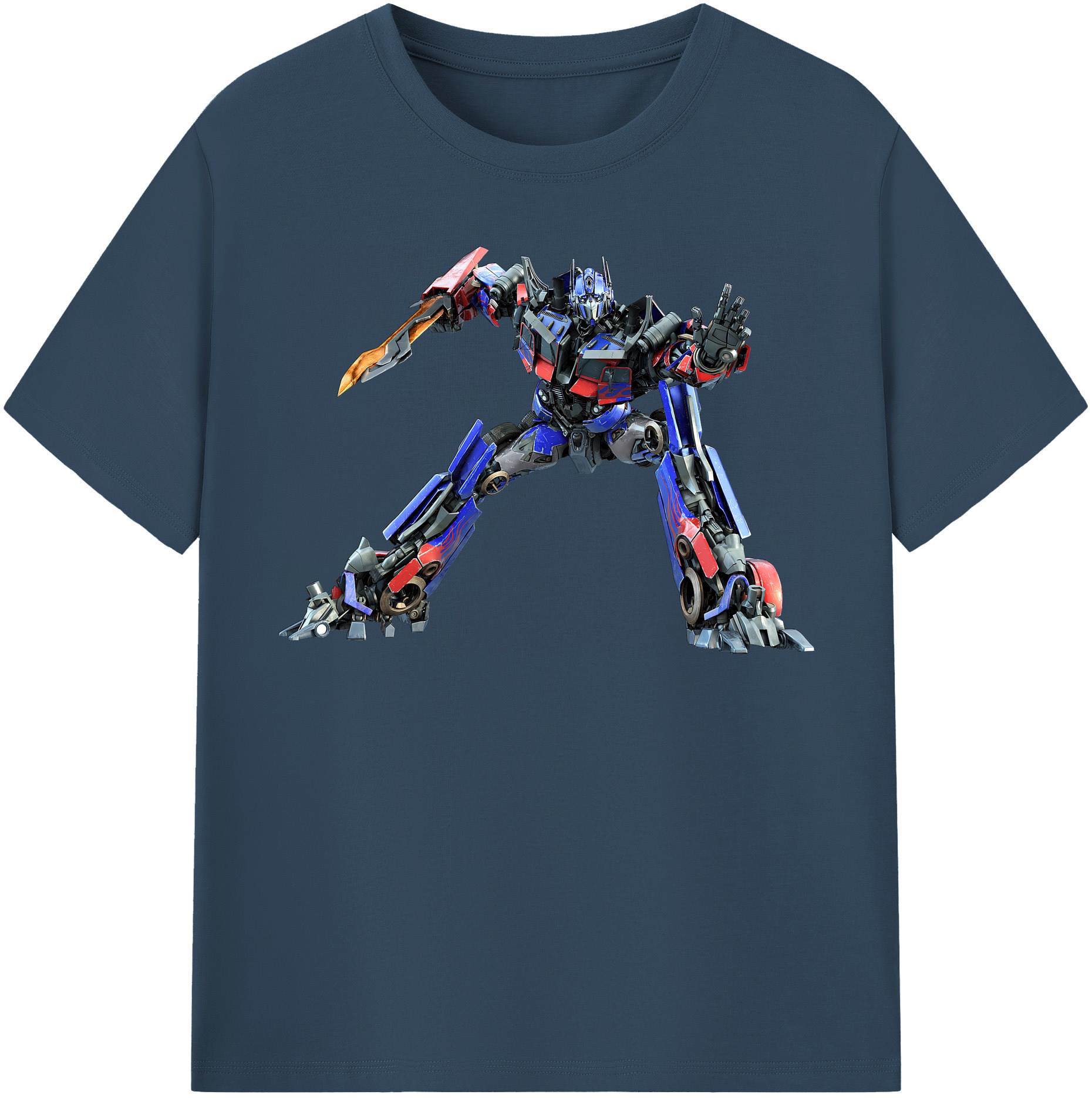 （画像用） Transformers トランスフォーマー 綿100％半袖Tシャツ（フロントプリント）