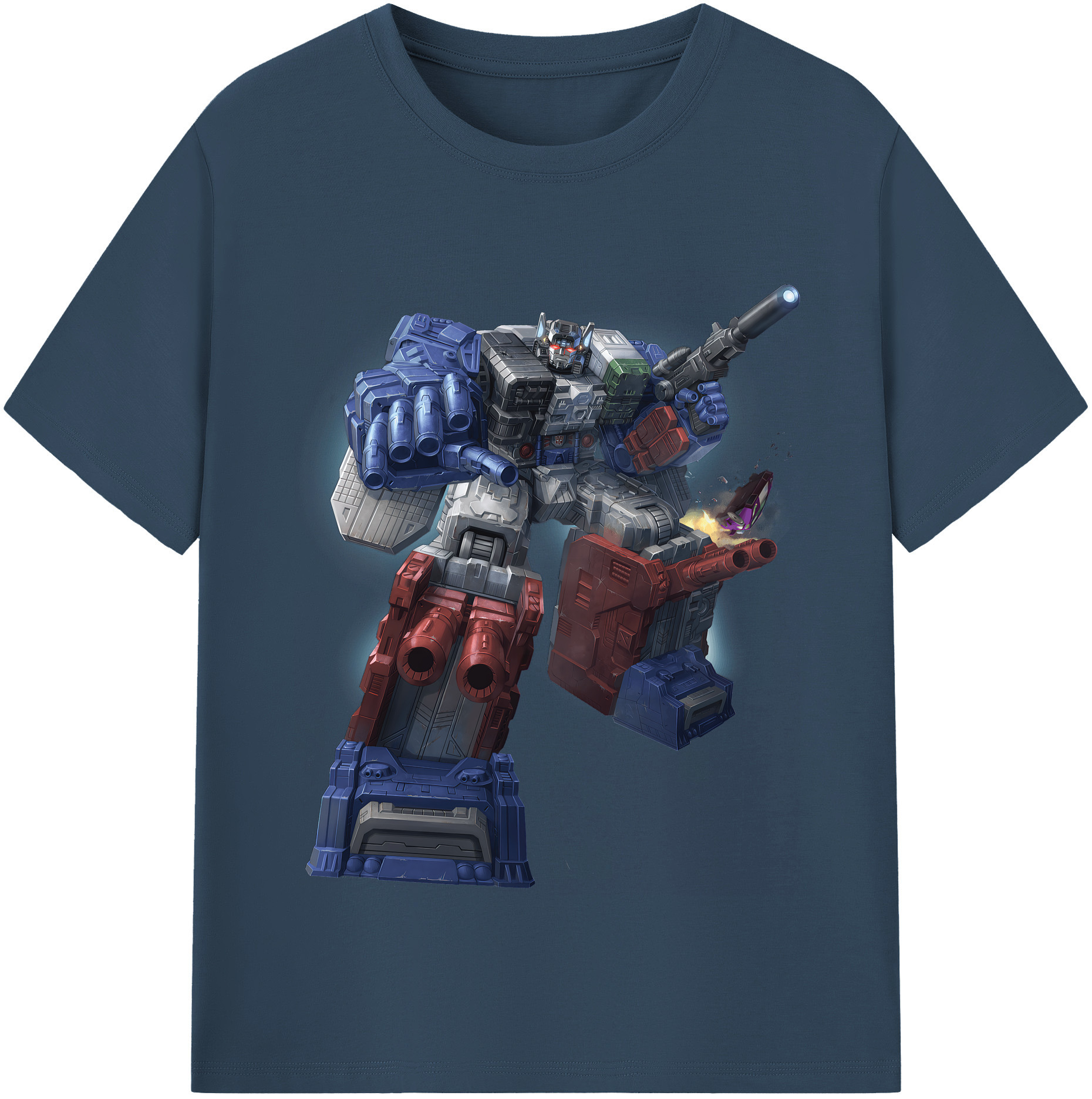 （画像用） Transformers トランスフォーマー 綿100％半袖Tシャツ（フロントプリント）