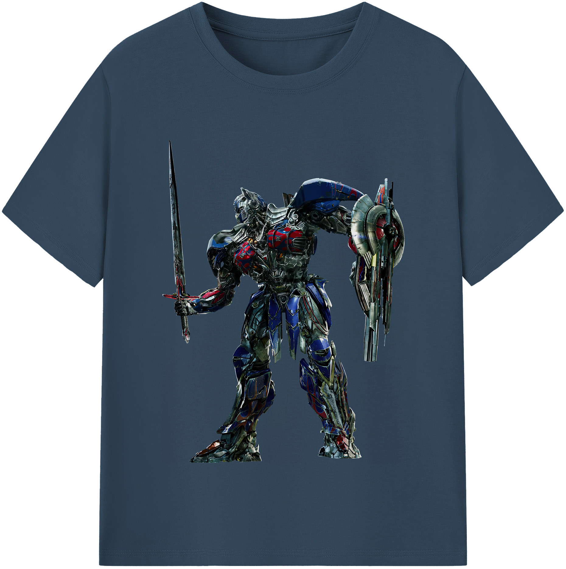 （画像用） Transformers トランスフォーマー 綿100％半袖Tシャツ（フロントプリント）