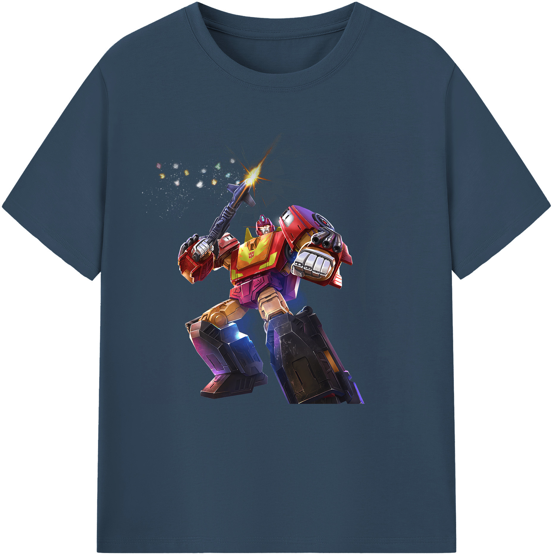 （画像用） Transformers トランスフォーマー 綿100％半袖Tシャツ（フロントプリント）