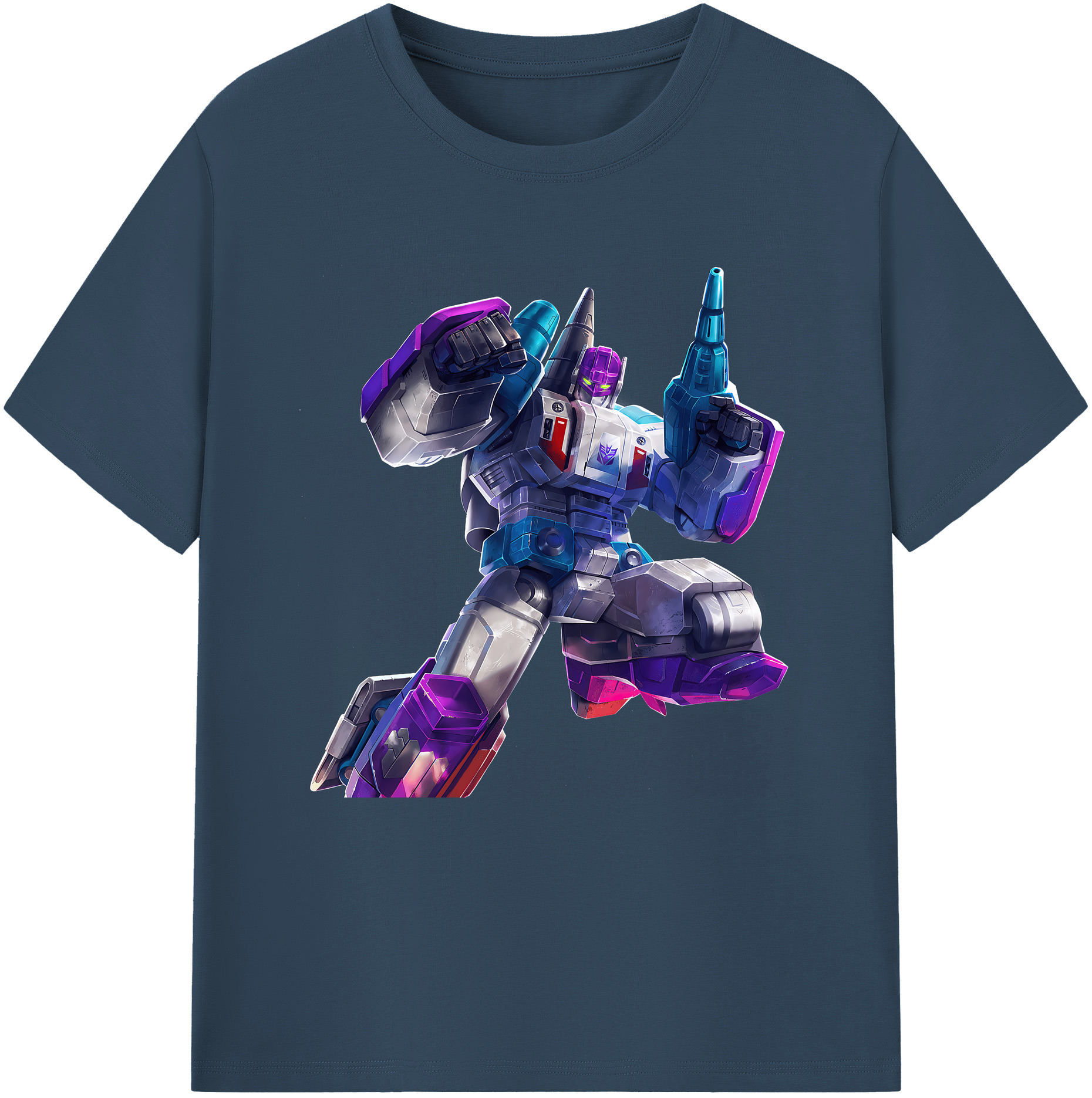 （画像用） Transformers トランスフォーマー 綿100％半袖Tシャツ（フロントプリント）