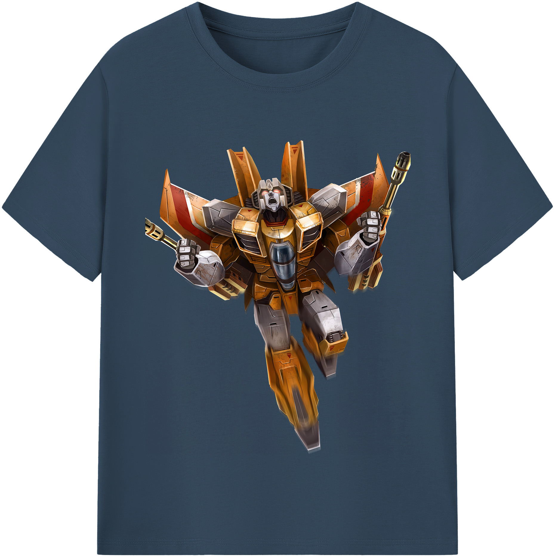 （画像用） Transformers トランスフォーマー 綿100％半袖Tシャツ（フロントプリント）