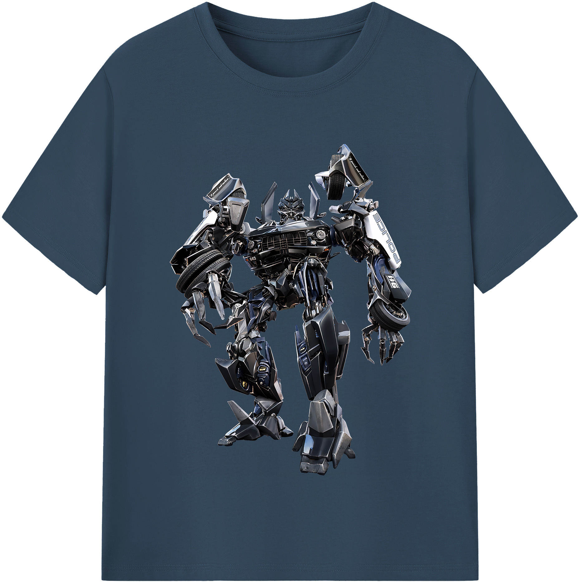 （画像用） Transformers トランスフォーマー 綿100％半袖Tシャツ（フロントプリント）