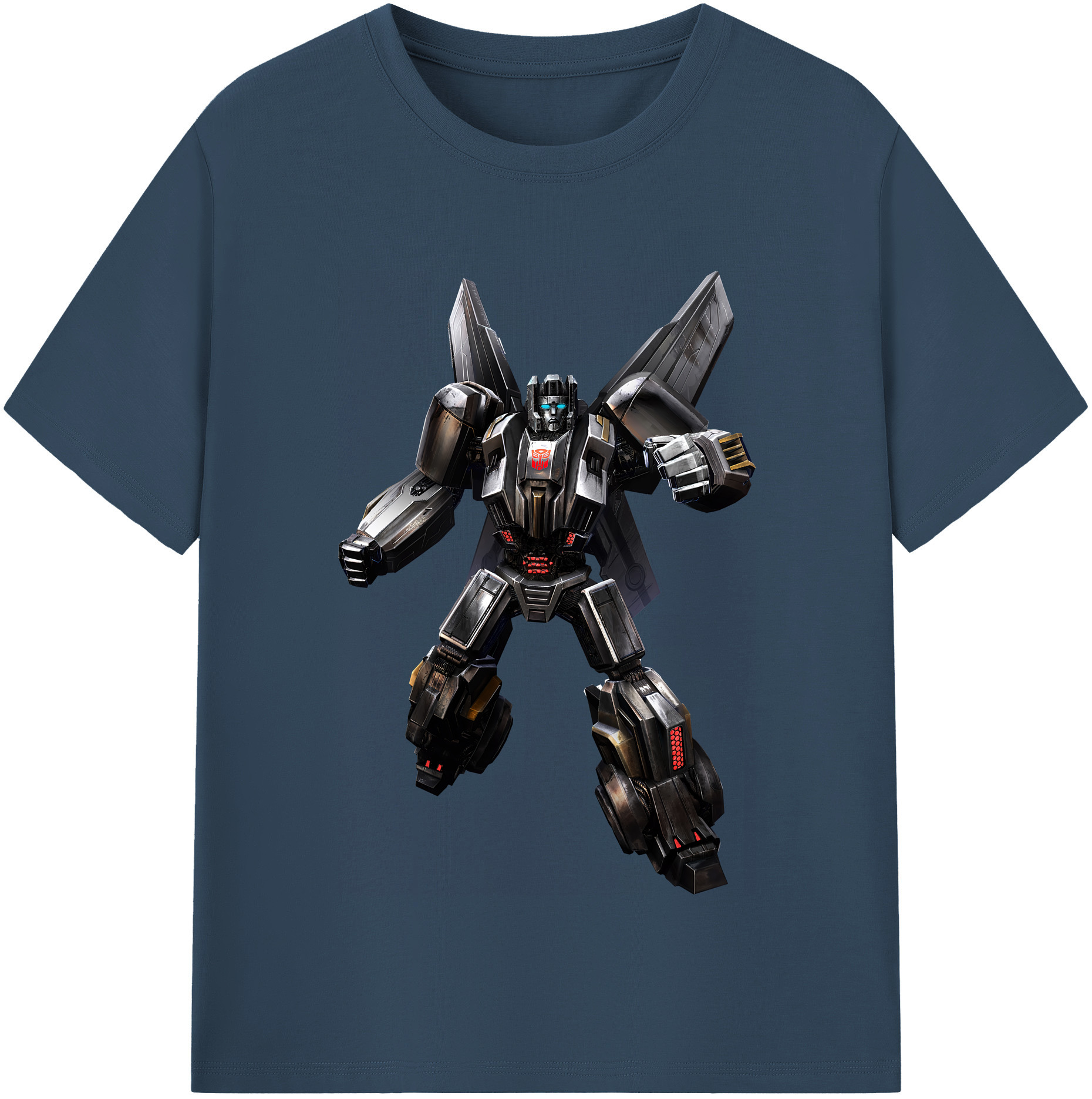 （画像用） Transformers トランスフォーマー 綿100％半袖Tシャツ（フロントプリント）