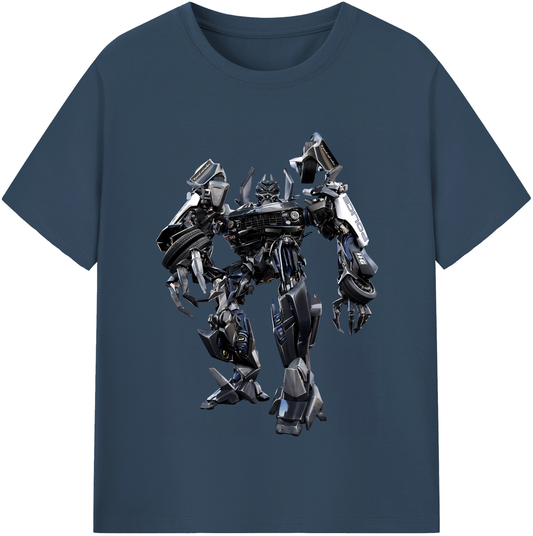 （画像用） Transformers トランスフォーマー 綿100％半袖Tシャツ（フロントプリント）