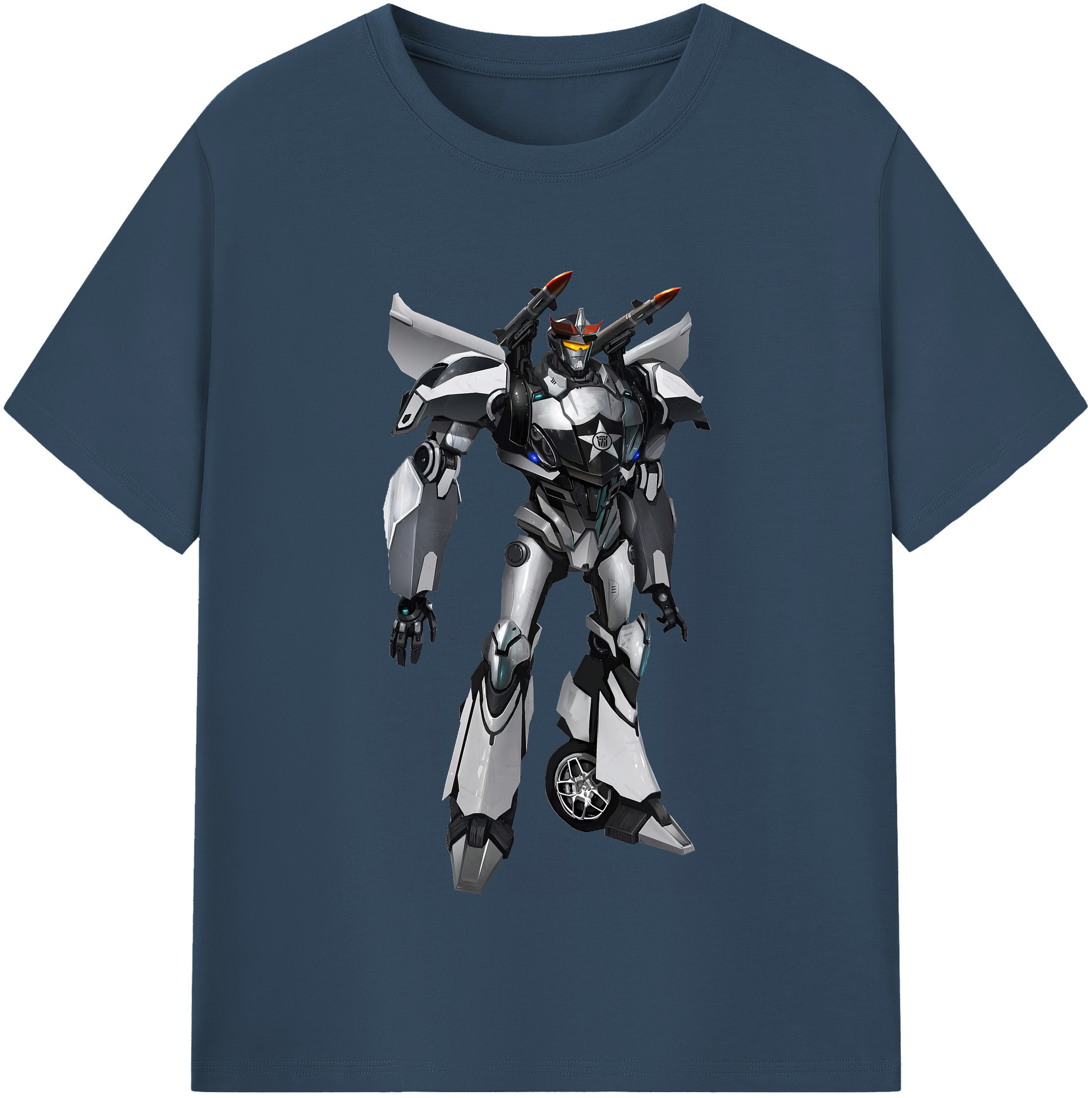 （画像用） Transformers トランスフォーマー 綿100％半袖Tシャツ（フロントプリント）