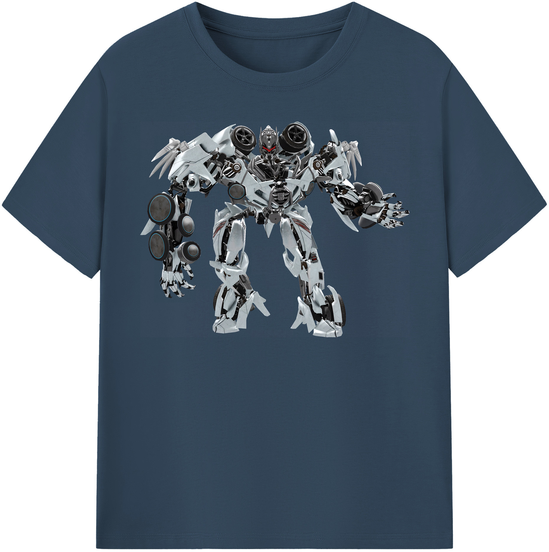 （画像用） Transformers トランスフォーマー 綿100％半袖Tシャツ（フロントプリント）