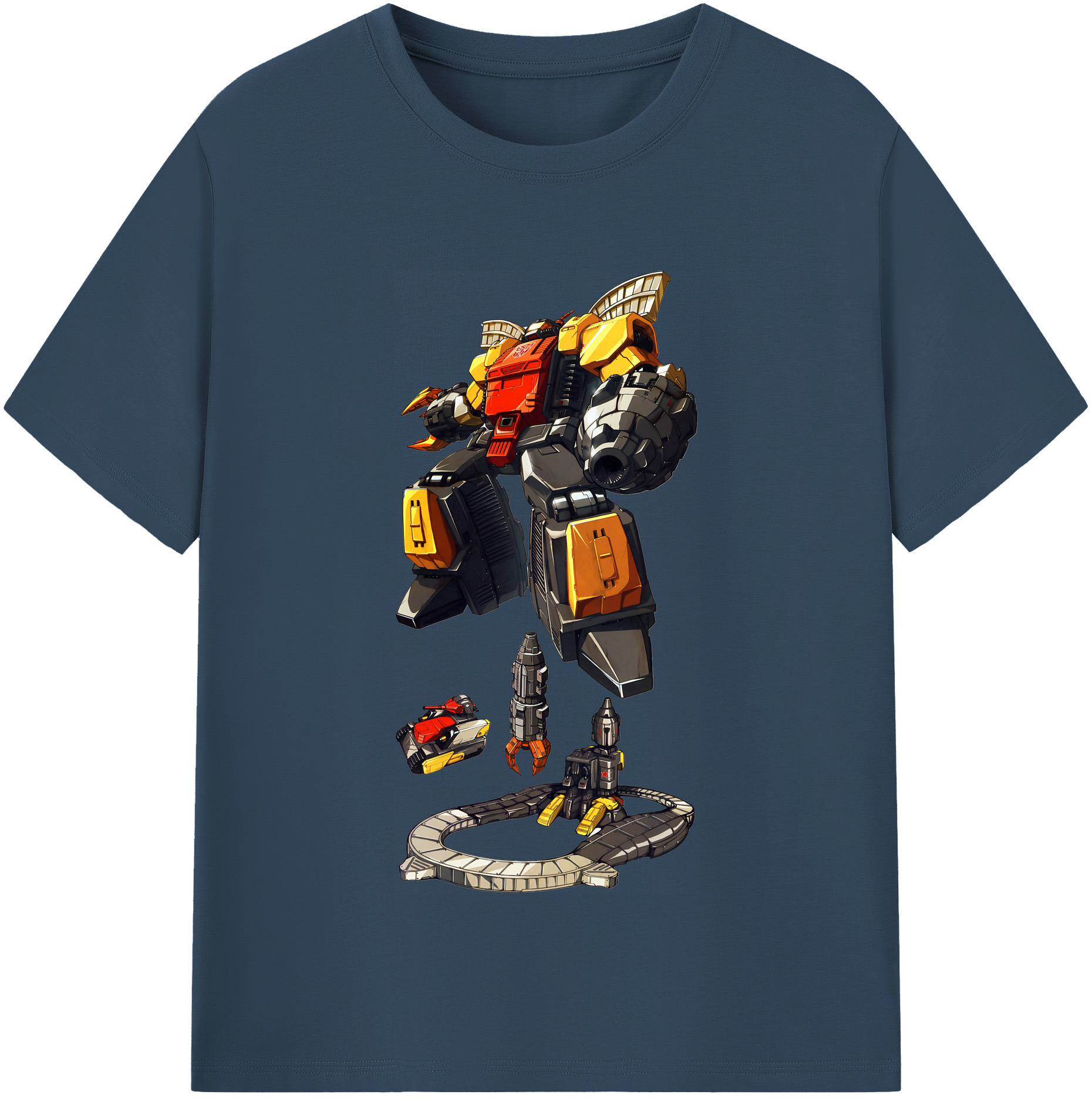 （画像用） Transformers トランスフォーマー 綿100％半袖Tシャツ（フロントプリント）