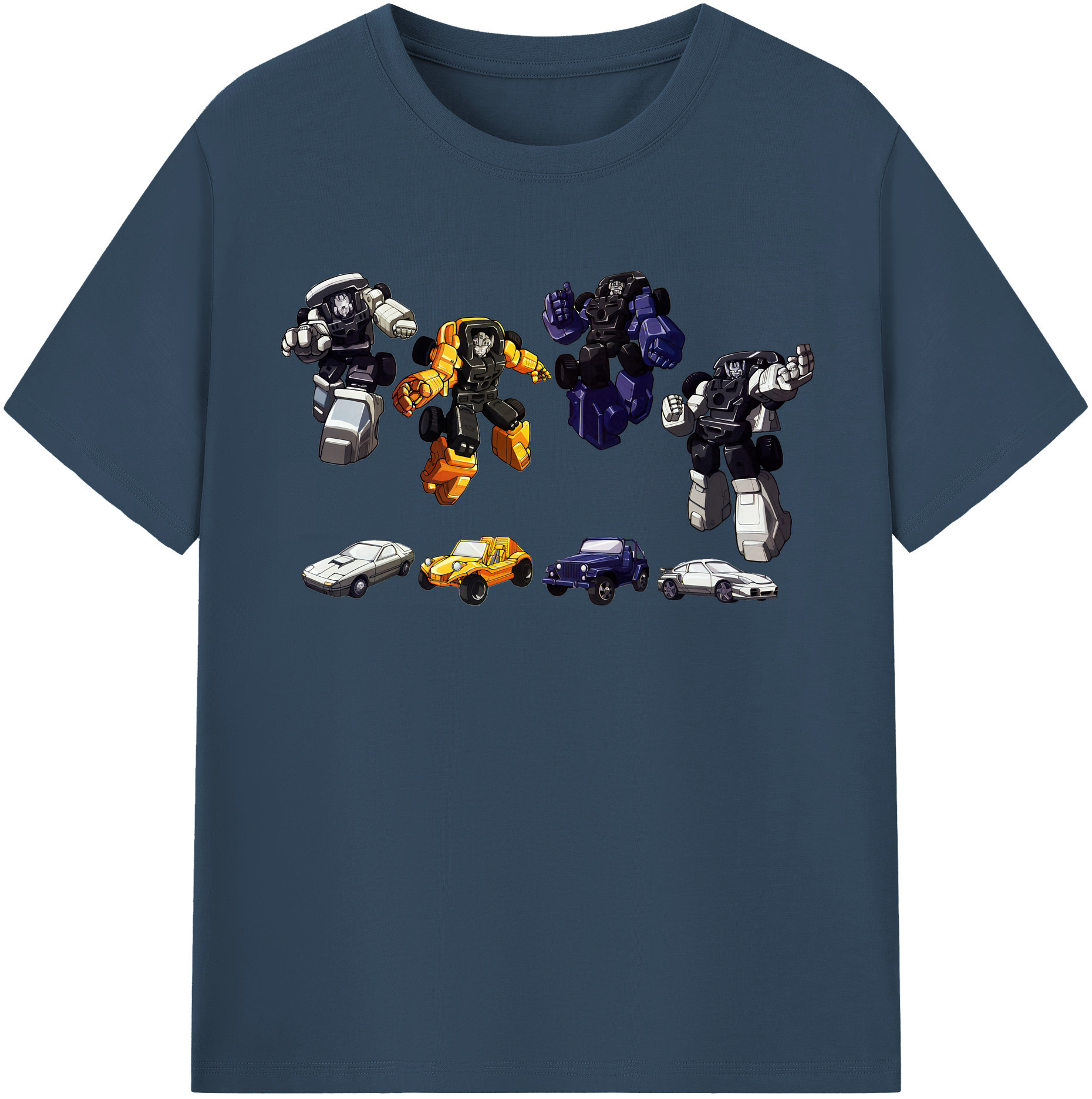 （画像用） Transformers トランスフォーマー 綿100％半袖Tシャツ（フロントプリント）