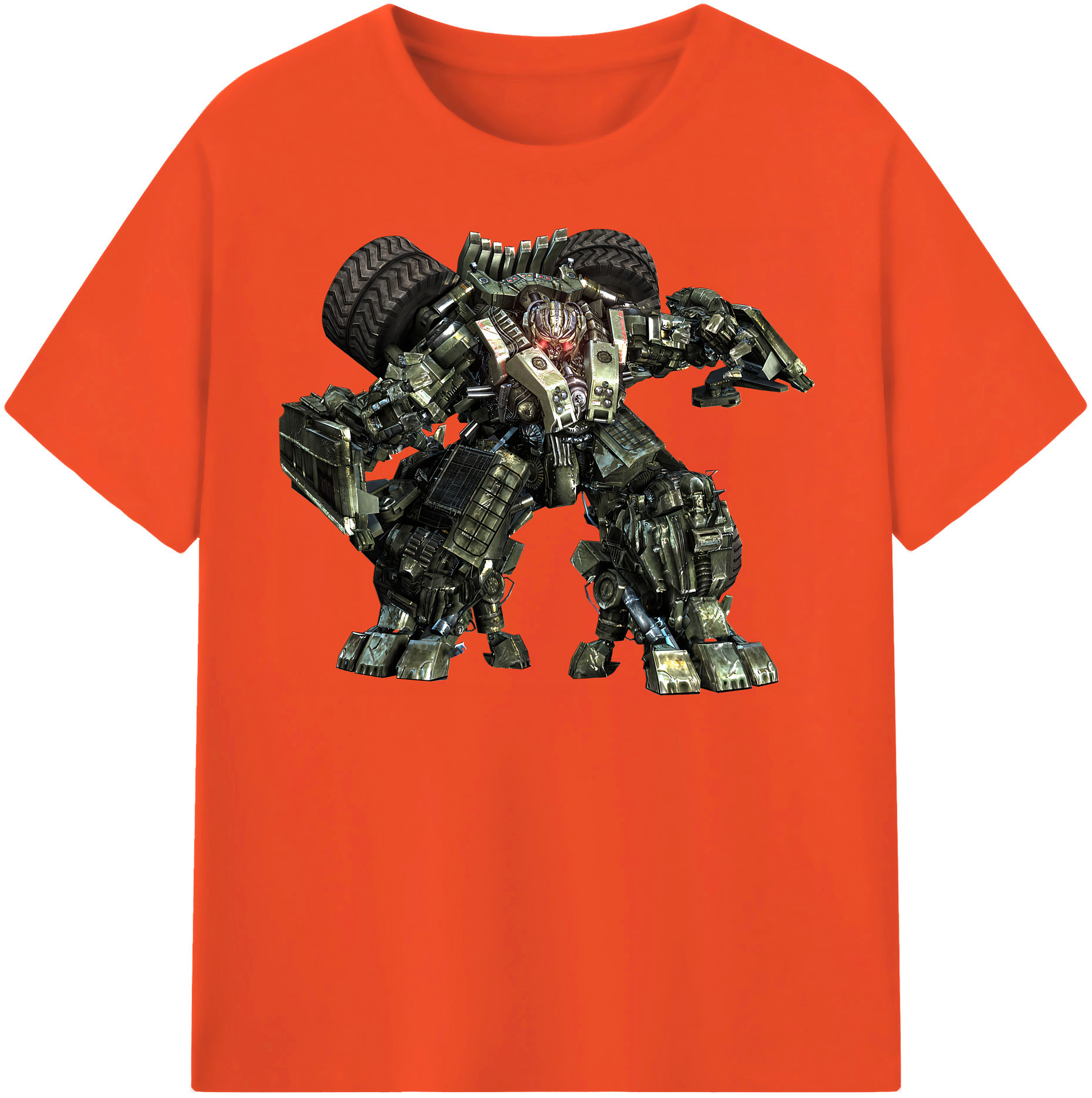 （画像用） Transformers トランスフォーマー 綿100％半袖Tシャツ（フロントプリント）