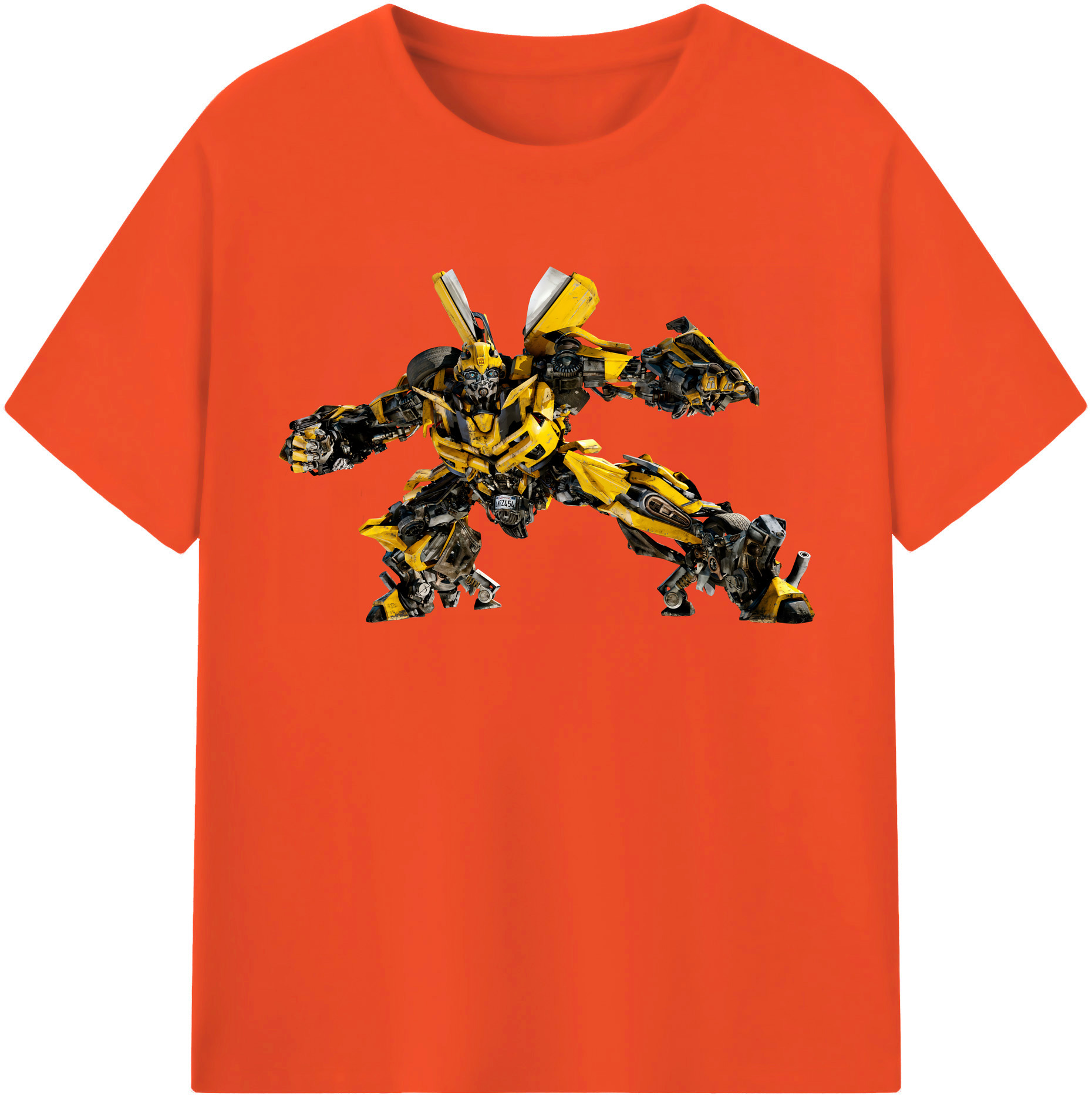 （画像用） Transformers トランスフォーマー 綿100％半袖Tシャツ（フロントプリント）
