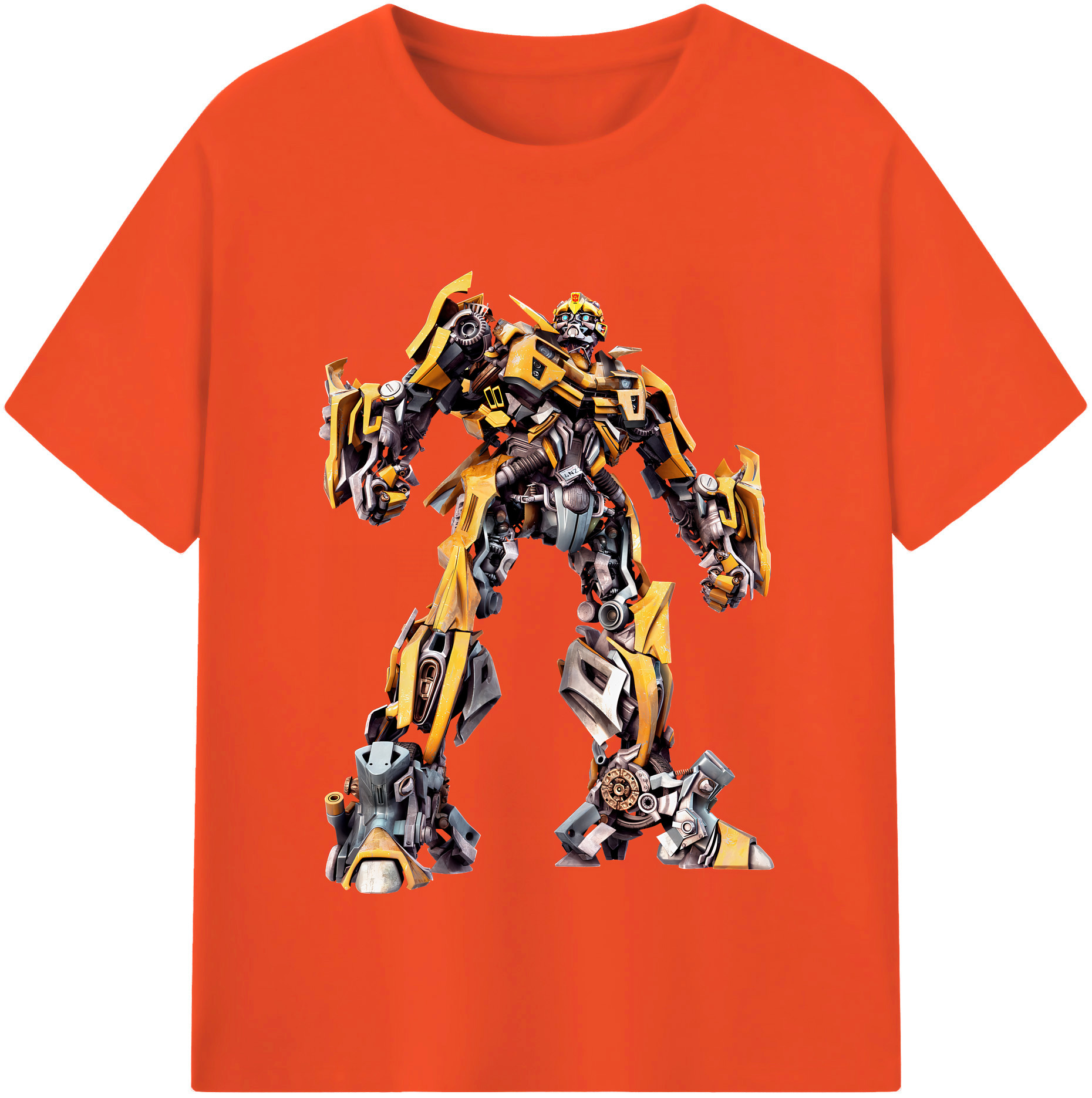（画像用） Transformers トランスフォーマー 綿100％半袖Tシャツ（フロントプリント）