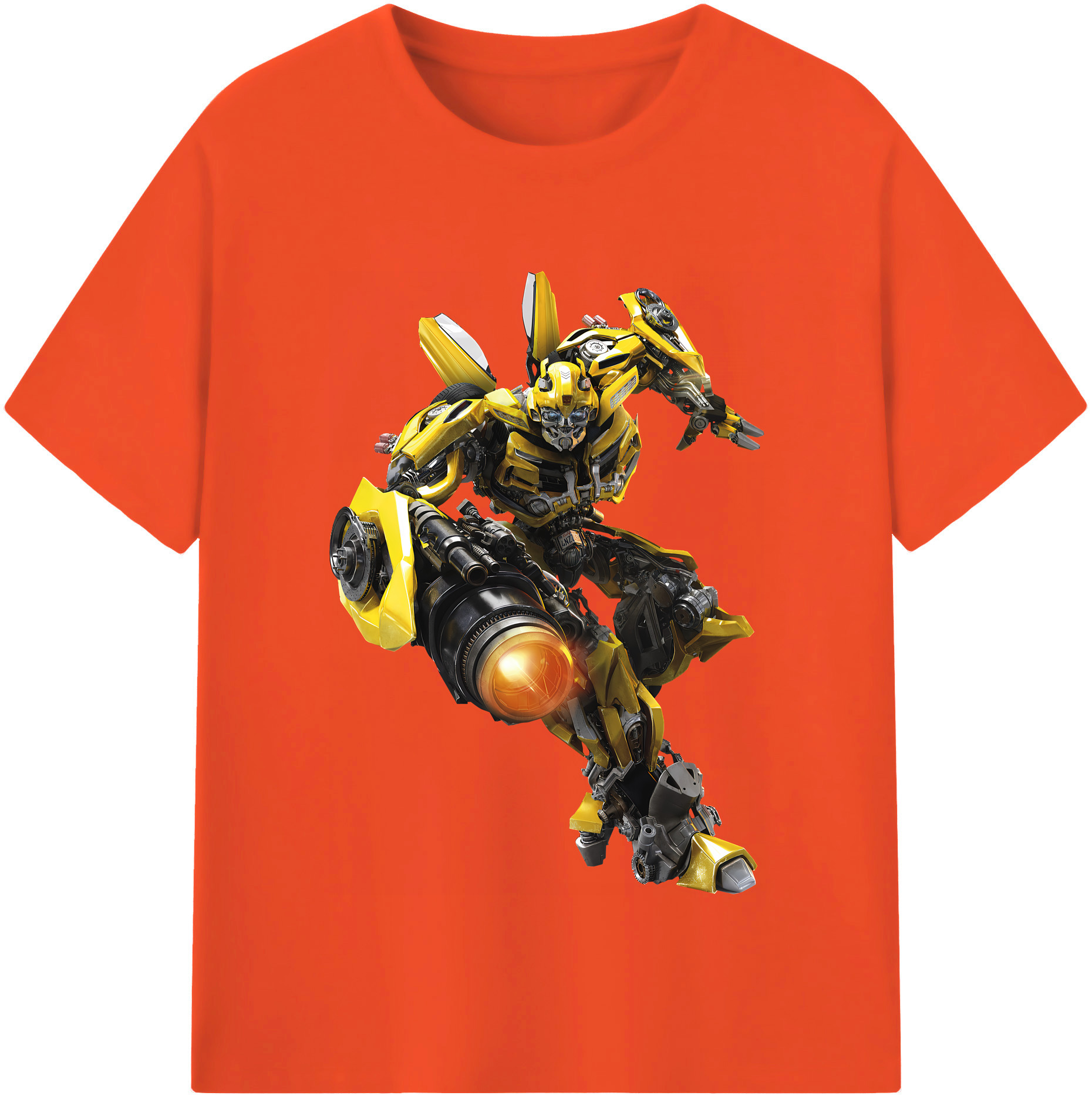 （画像用） Transformers トランスフォーマー 綿100％半袖Tシャツ（フロントプリント）